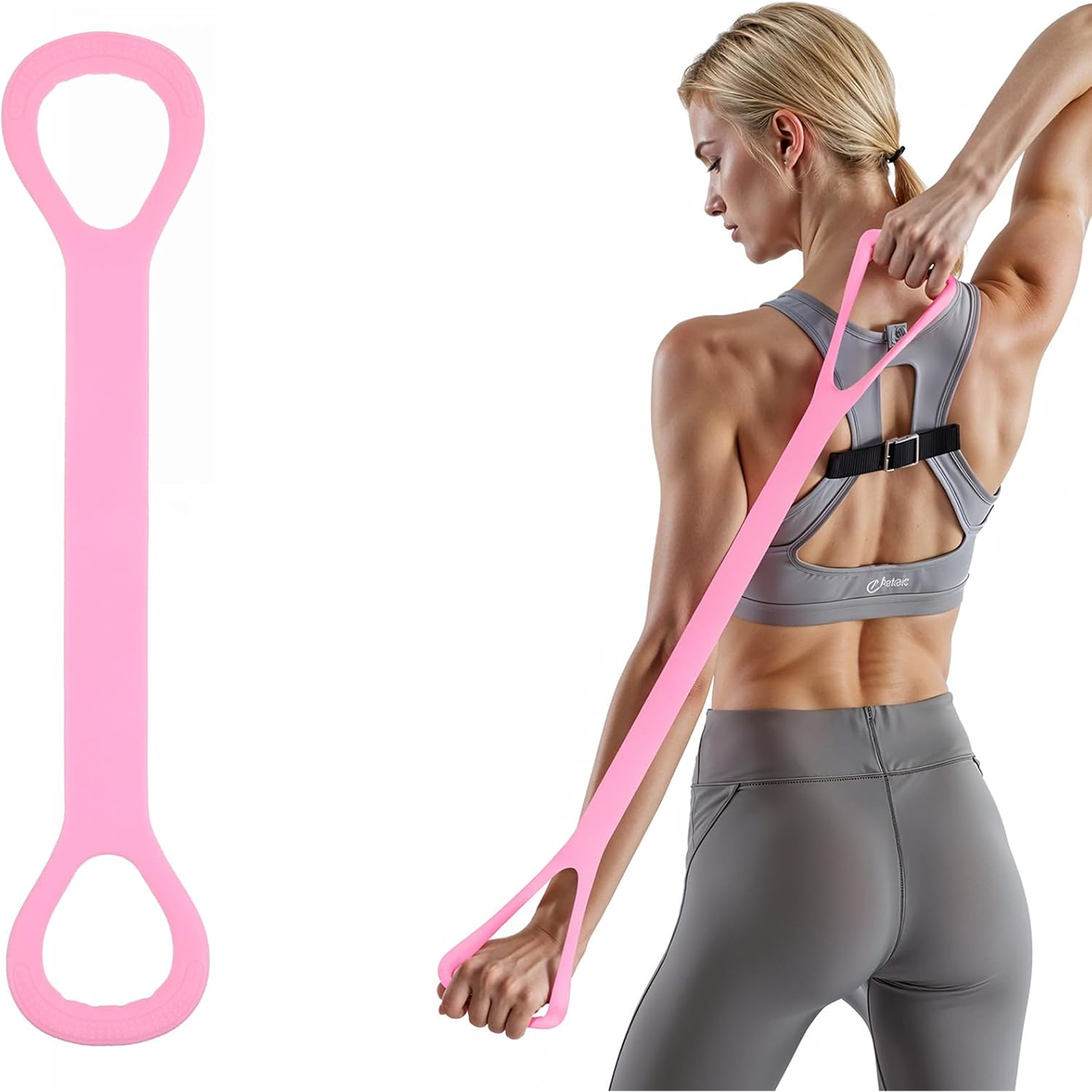 Silicone Resistance Band Pull Rope for Full Body Workout - 1 Pc - Great Price - Image 1