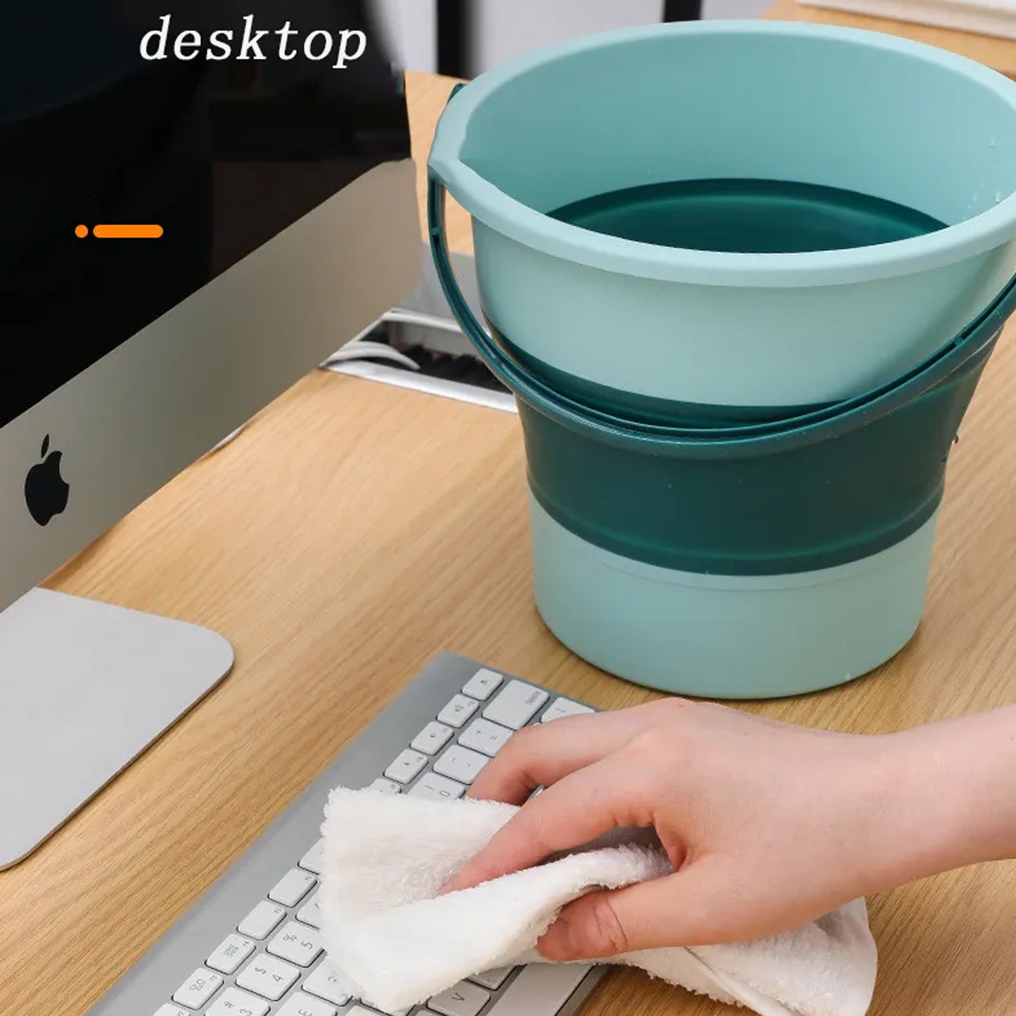 Collapsible Water Bucket with Handle - 450 ML Capacity - Happy Price - Image 6