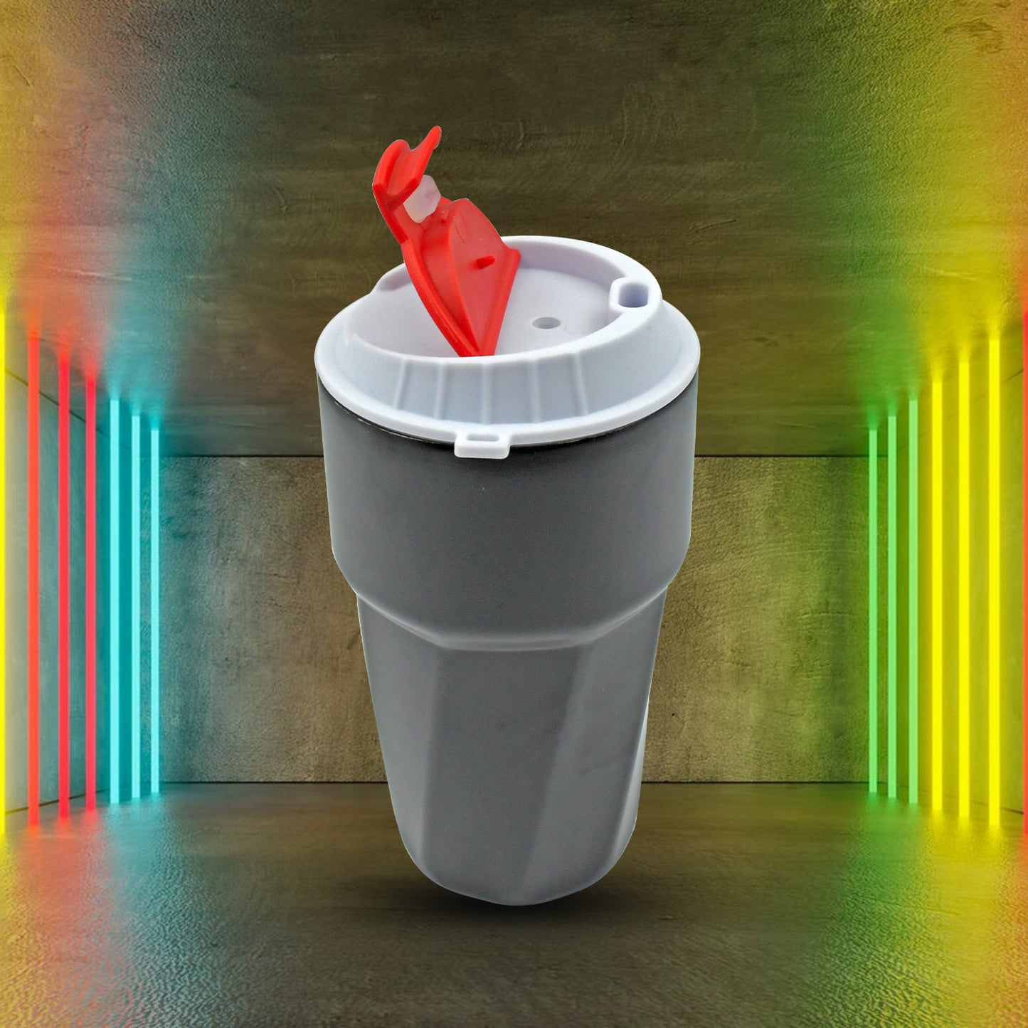 Stainless Steel Vacuum Insulated Travel Mug Car Coffee Mug With Lid Reusable Thermal Cup For Coffee Car Travel Beach Camping Hiking Hunting Fishing Drinks Coffee Tea Mug Outdoor Home Office (1 Pc) - Happy Price - Image 6