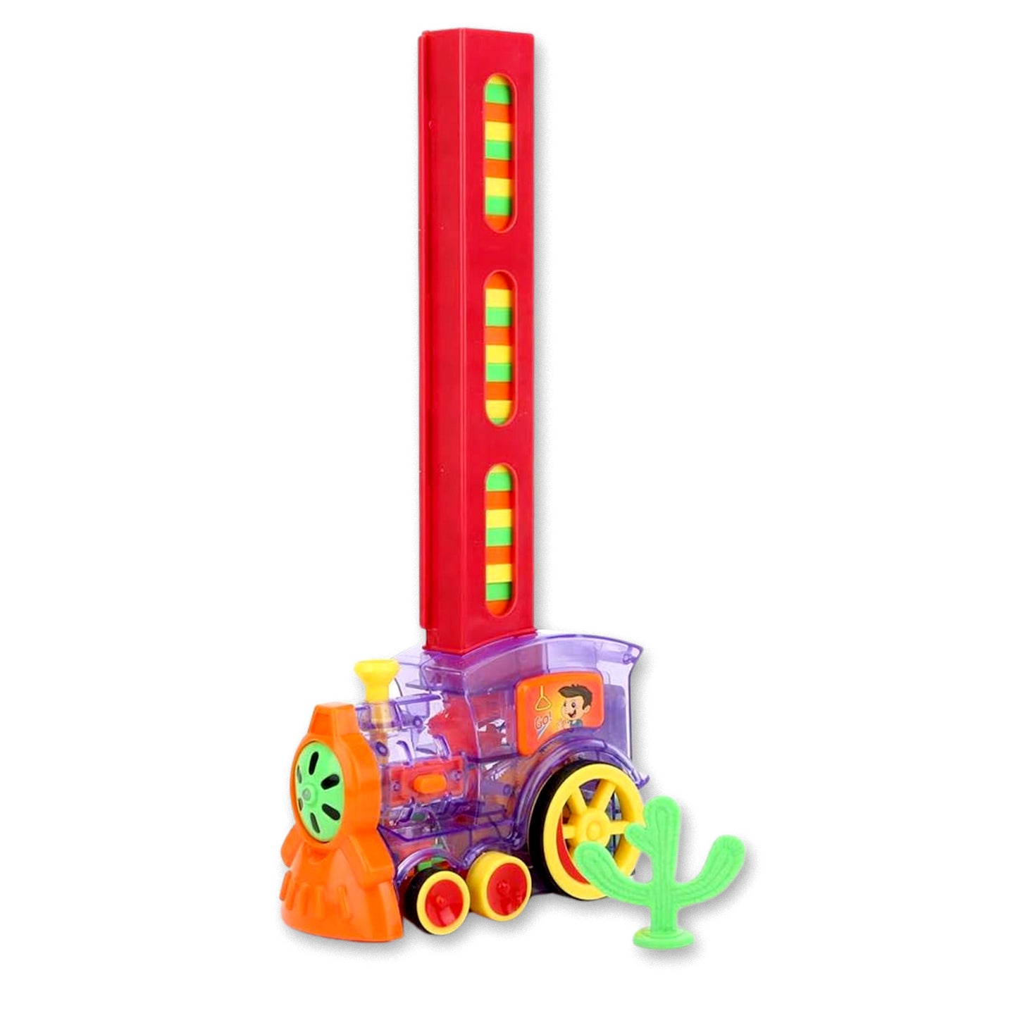 Play Game Transparent Funny Train Engine With Blocks Set 60 Blocks Toy With Music And Lights Automatic Blocks Toy Train Set For Kids ( Batteries Not Included) - Happy Price - Image 5