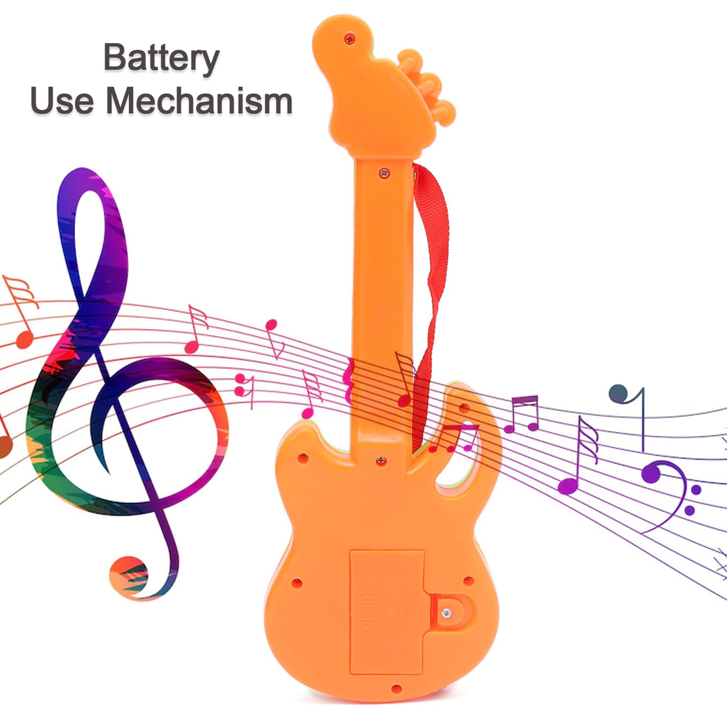 Mini Guitar Colorful With Delightful Music - Happy Price - Image 4