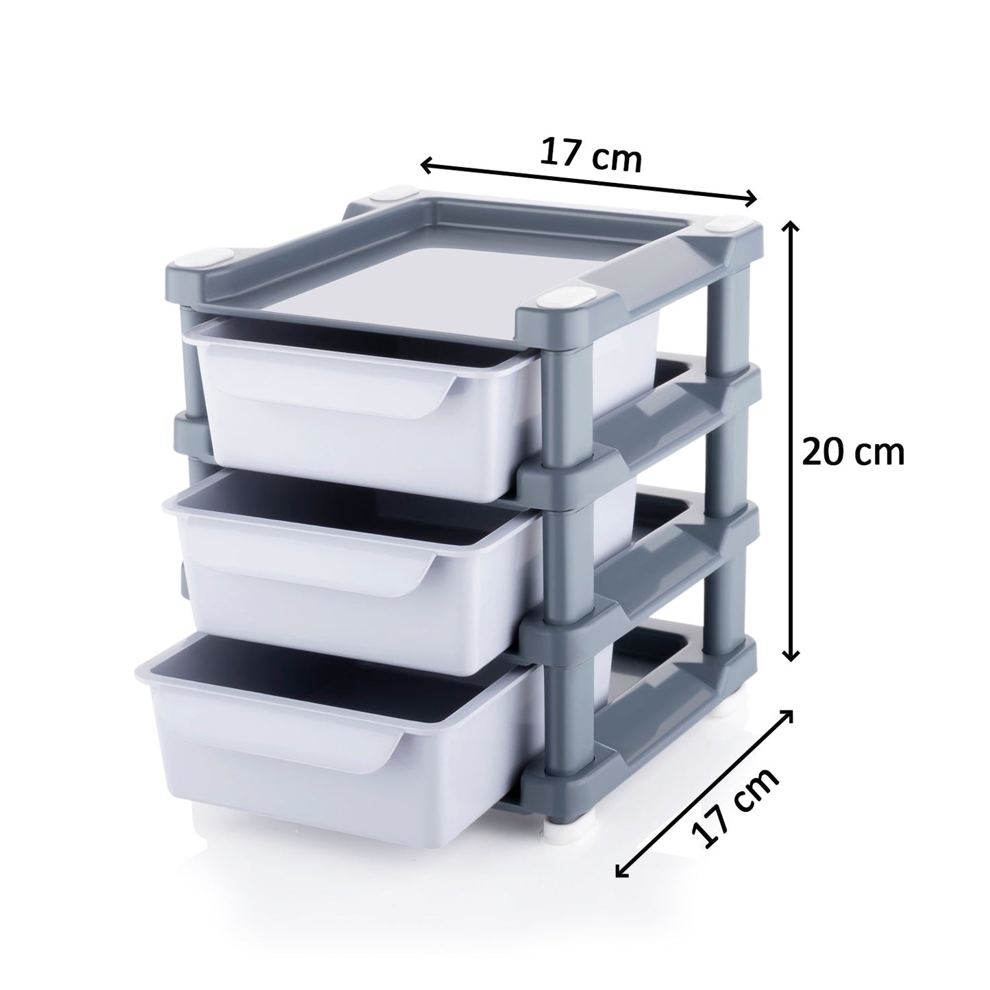 Mini 3 Layer Drawer Used For Storing Makeup Equipments And Kits Used By Womens And Ladies. - Happy Price - Image 4