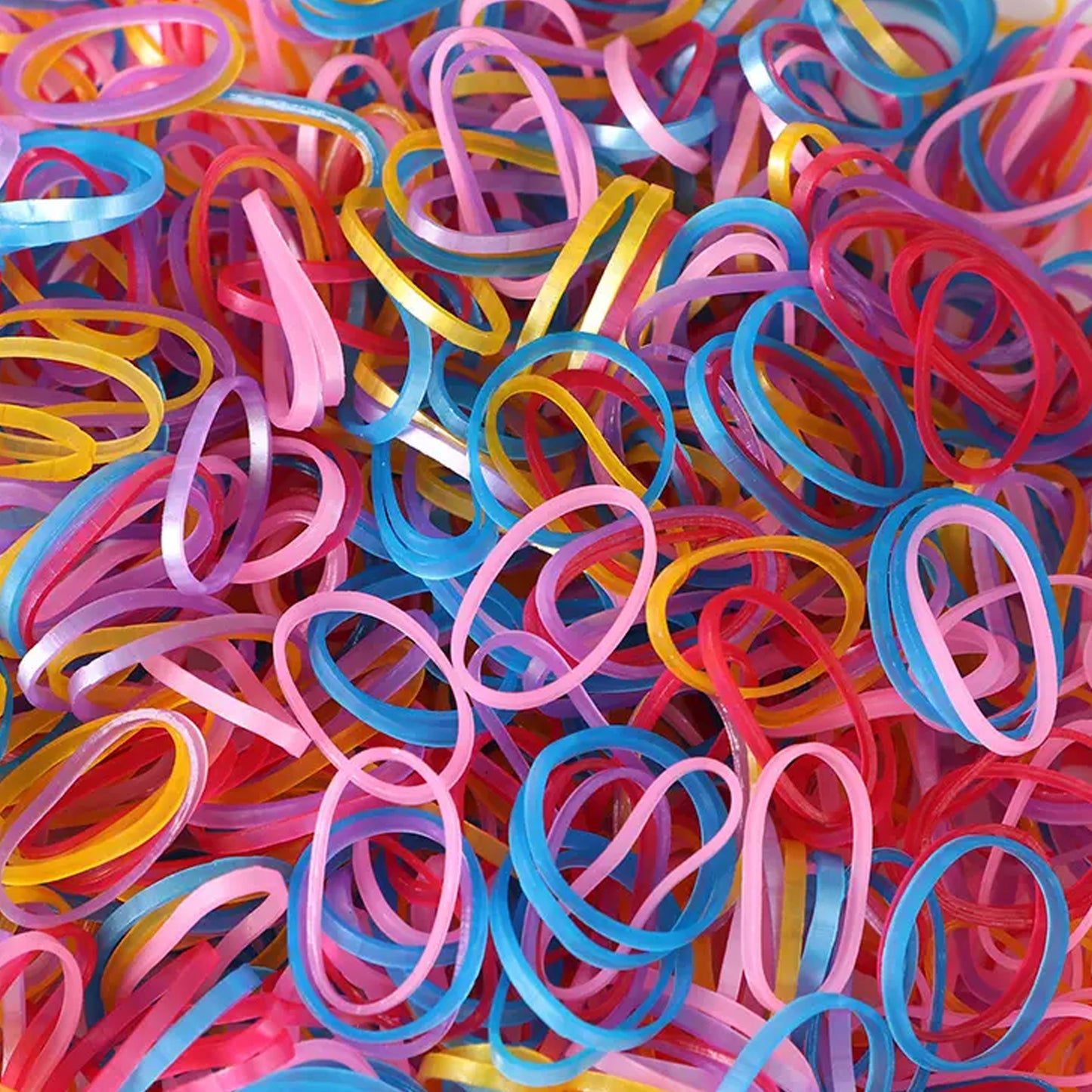 Rubber Band For Officehome And Kitchen Accessories Item Products Elastic Rubber Bands Flexible Reusable Nylon Elastic Unbreakable For Stationery School Multicolor - Happy Price - Image 2