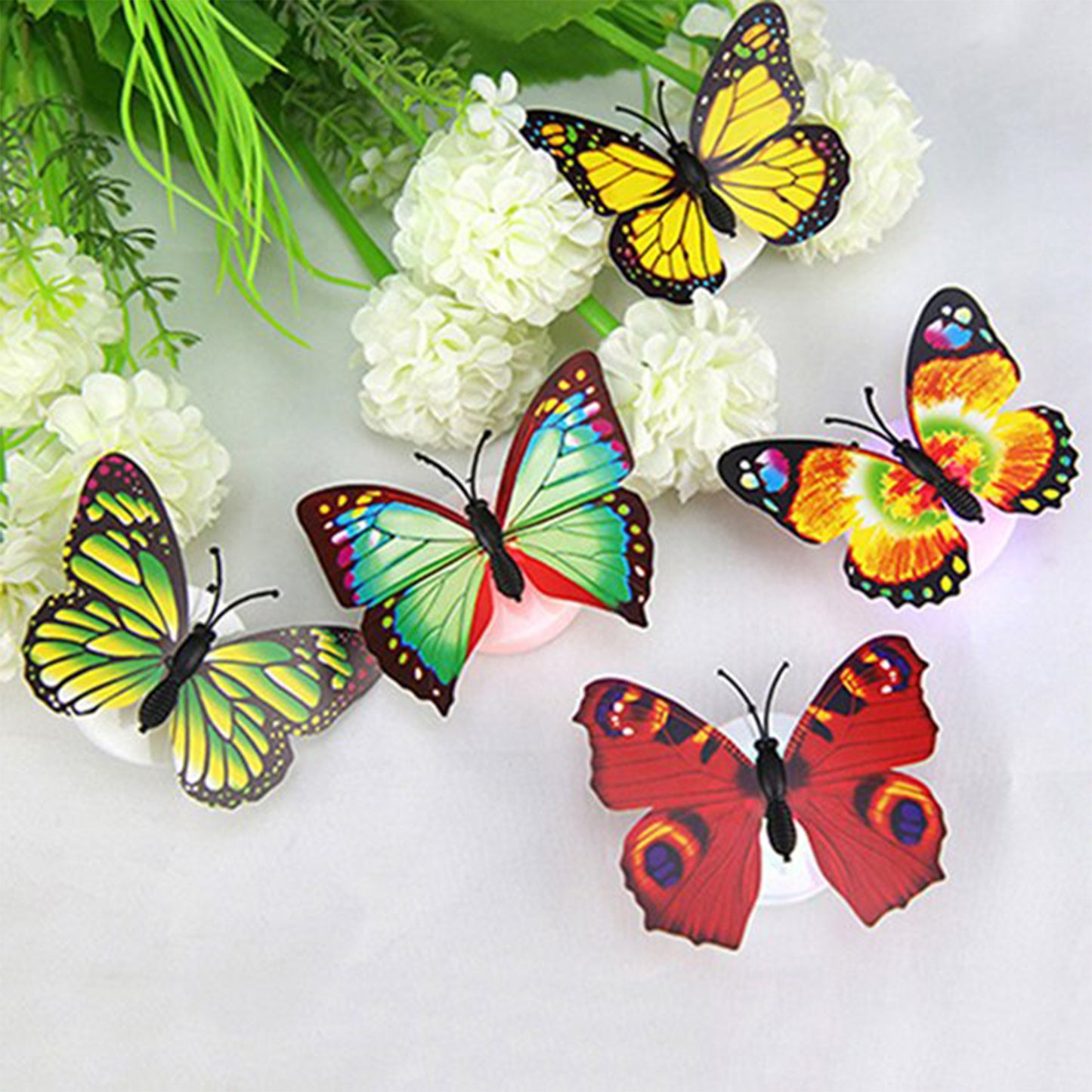 The Butterfly 3d Night Lamp Comes With 3d Illusion Design Suitable For Drawing Room Lobby. - Happy Price - Image 2
