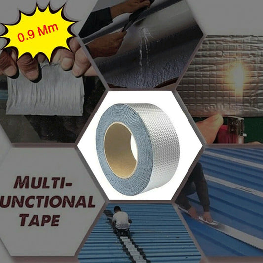 0.9mm High-Temperature Aluminium Foil Tape for Insulation & Sealing - Happy Price - Image 1