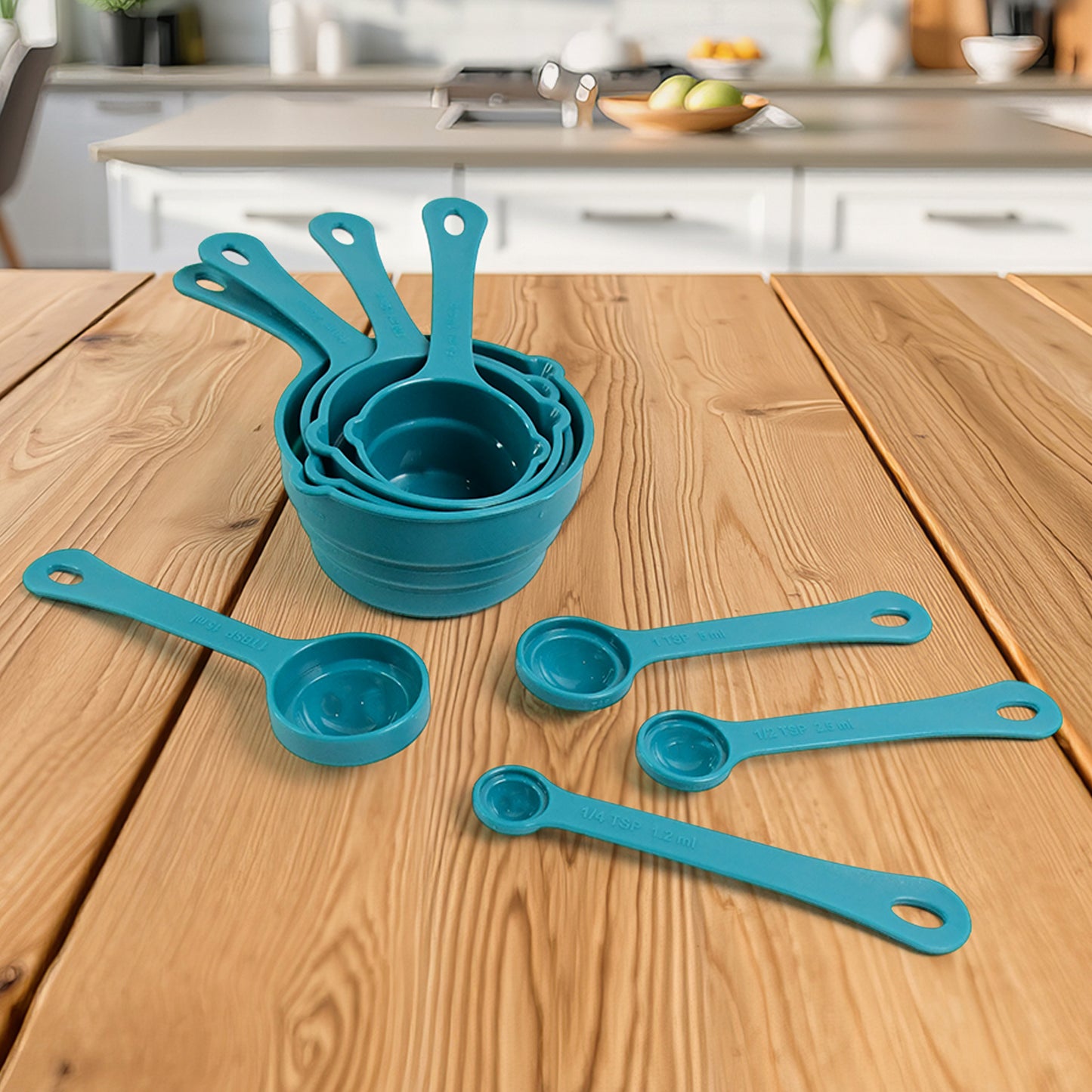 Apex 8-piece Measuring Spoons And Cups Set - Happy Price - Image 5