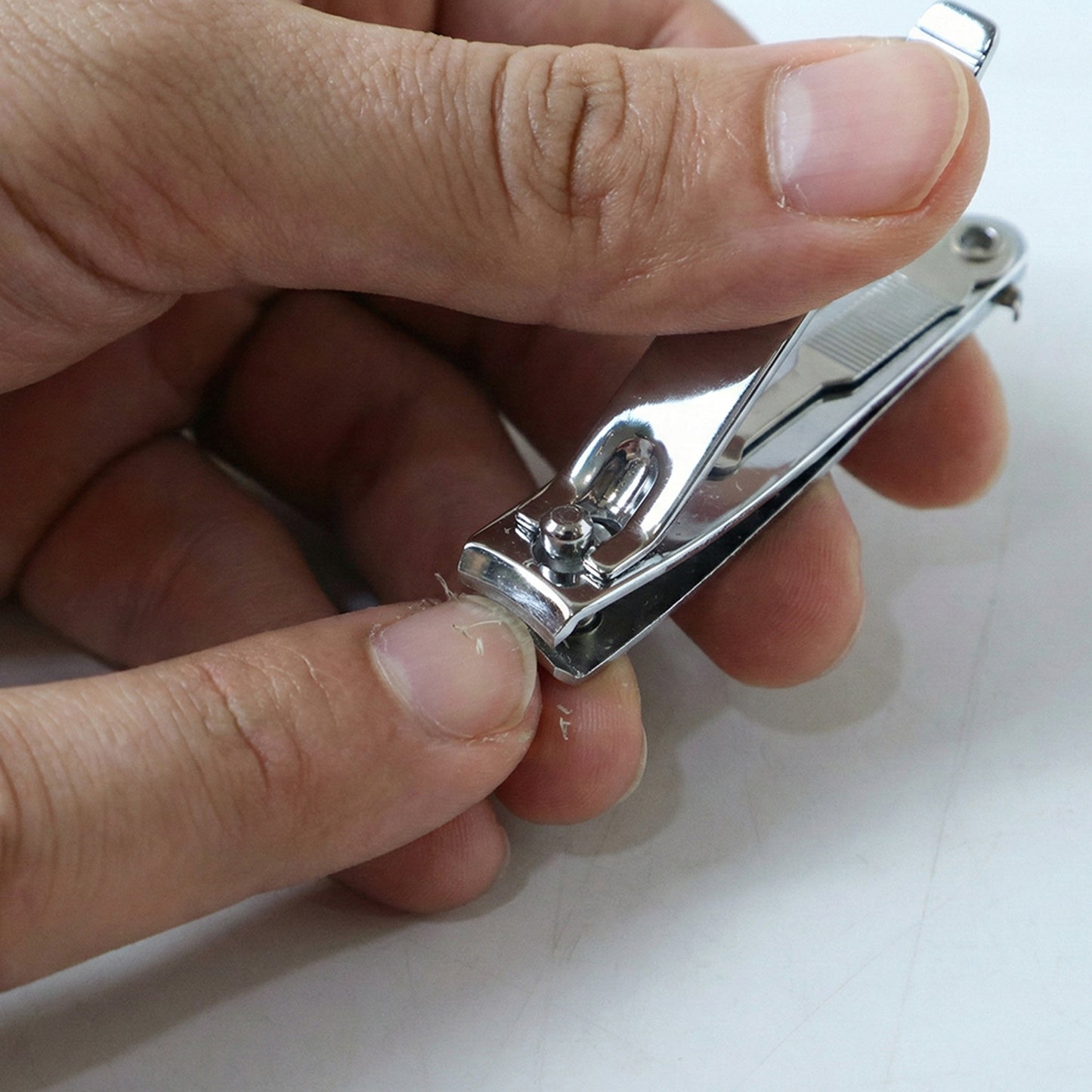 Stainless Steel Nail Clipper Set with Keychain Holder (2 Pc) - Happy Price - Image 6
