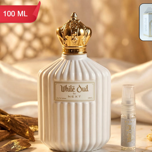 Next White Oud Premium Perfume Spray 100 ML - Long Lasting Fragrance for Men & Women - Great Price - Image 1