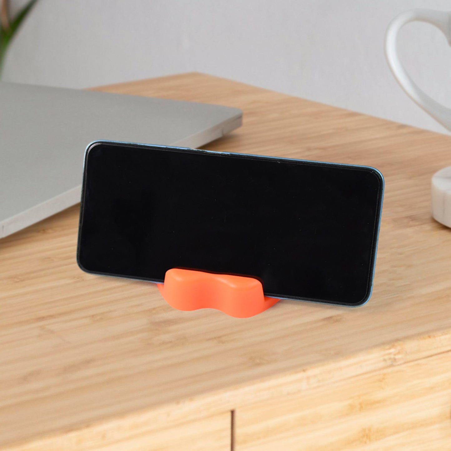 Apple Shape Plastic Mobile Stand for Smartphones (1 Pc, Assorted Colors) - Happy Price - Image 6