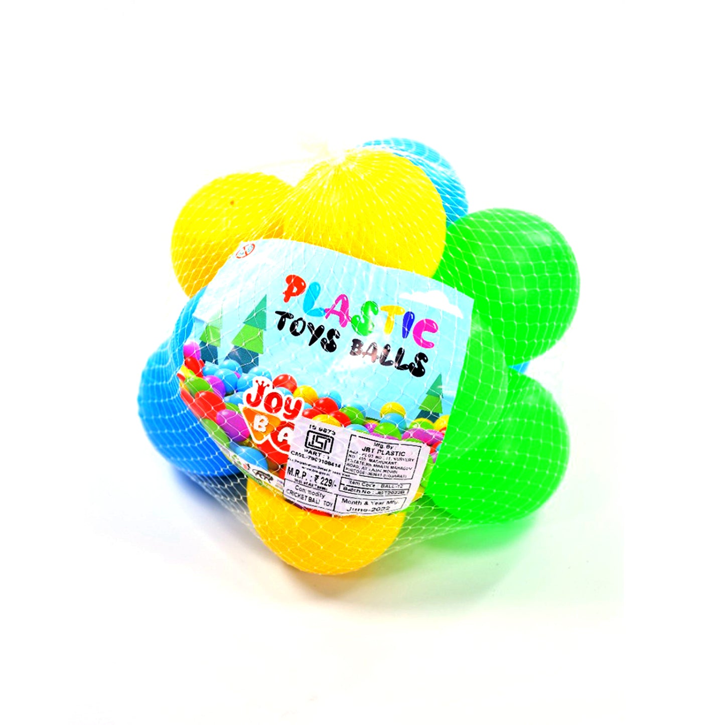 Baby Premium Multicolour Balls For Kids Pool Pitocean Ball Without Sharp Edges Soft Balls For Toddler Play Tents  Tunnels Indoor  Outdoor - Happy Price - Image 7