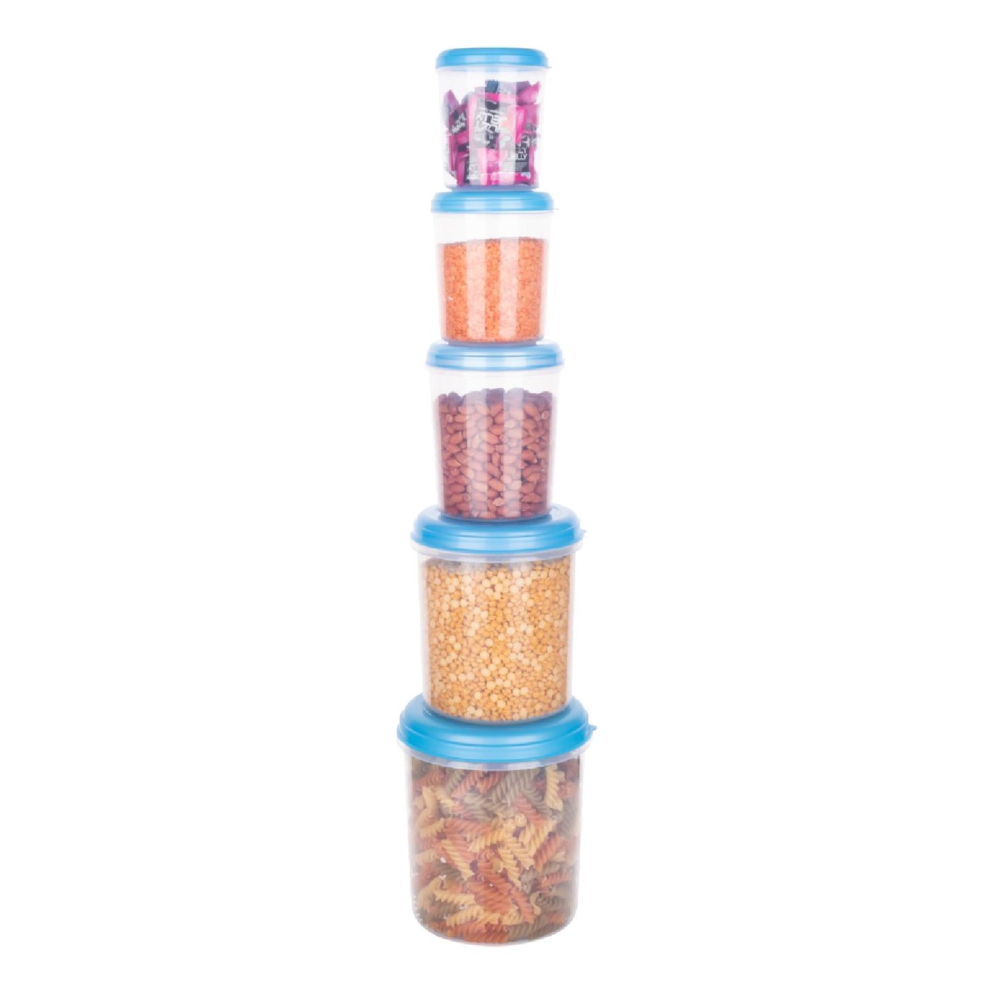 Transparent Airtight Food Storage Container Set - 5 Pieces - Happy Price - Image 3