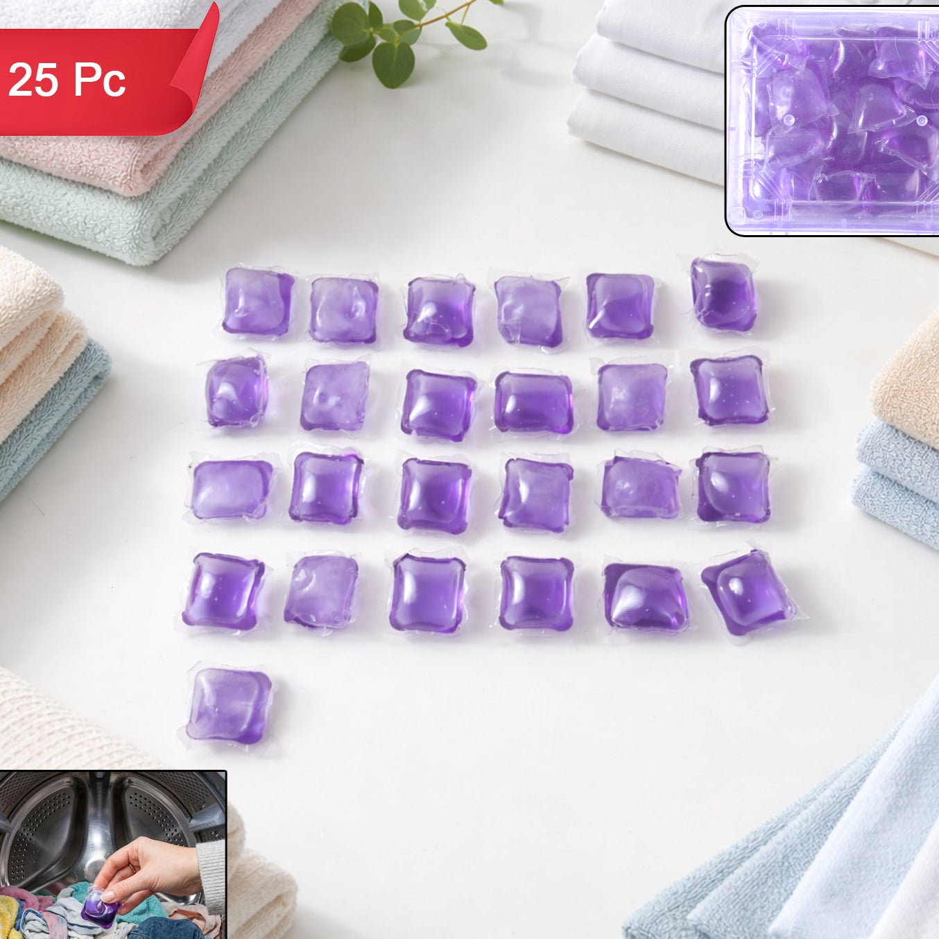 Laundry Detergent Pods (25 Pc)