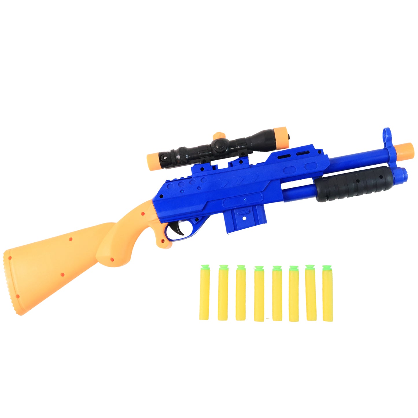 Shot Air Gun Toy With Scope And 8 Soft Foam Bullets Set - Happy Price - Image 2