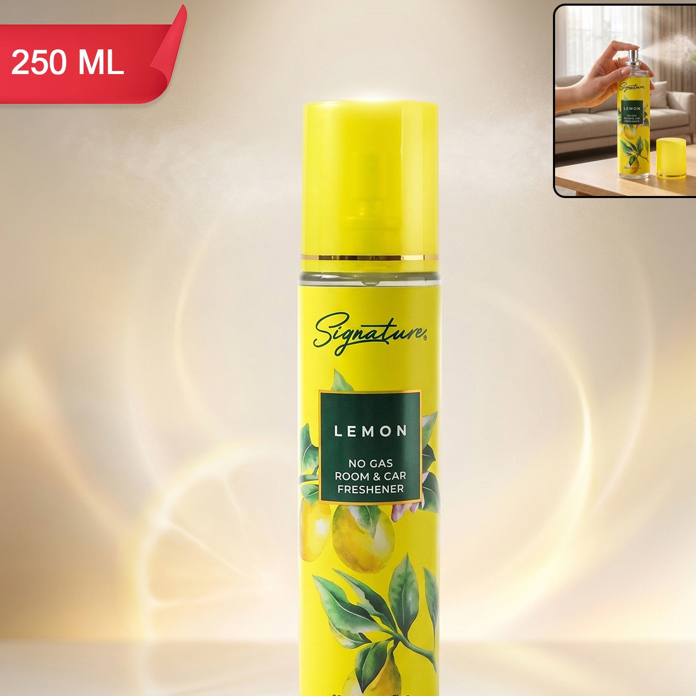 Signature Lemon Room  Car Freshener Spray 250 Ml