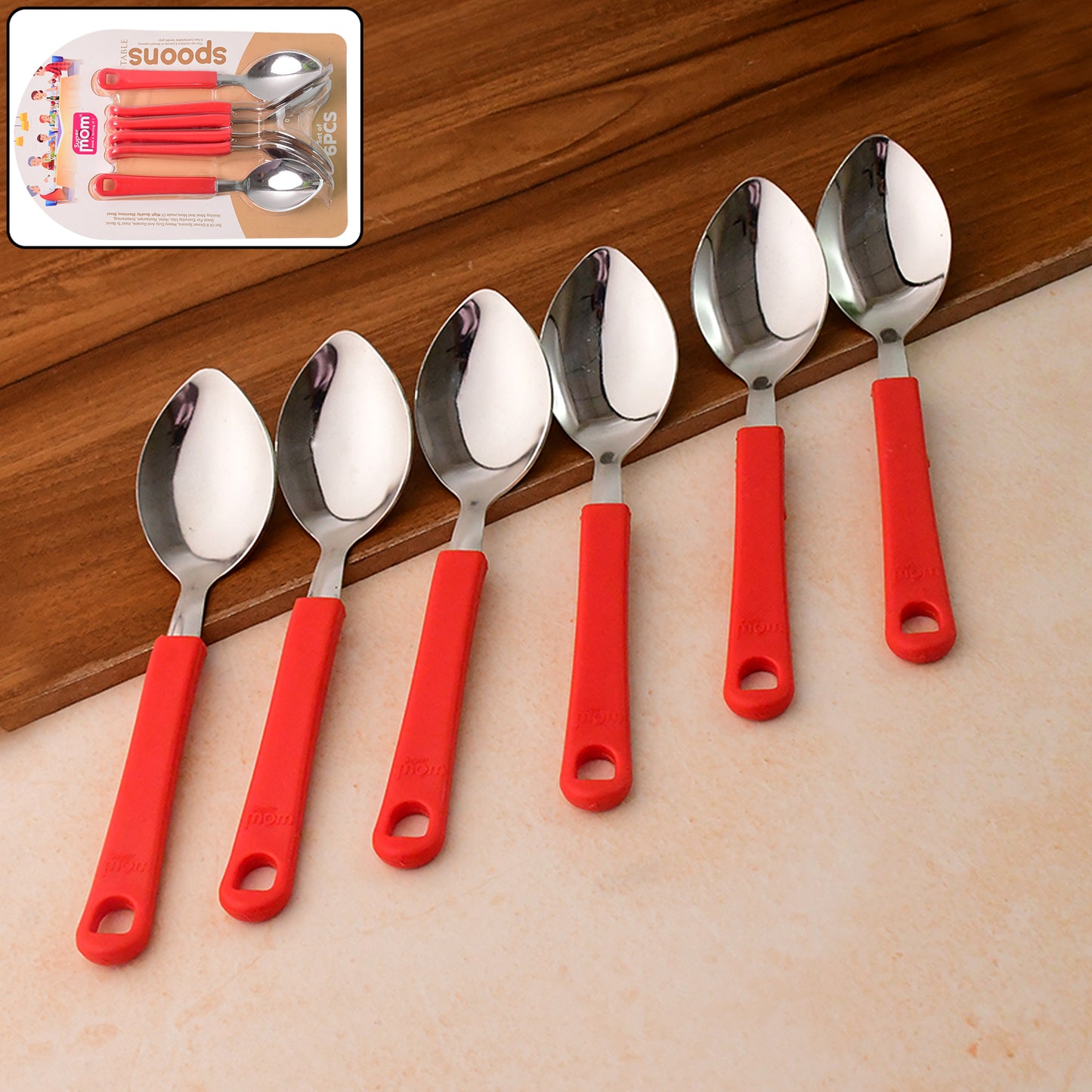 Premium Stainless Steel Table Spoons - Set of 6 Pcs - Happy Price - Image 7
