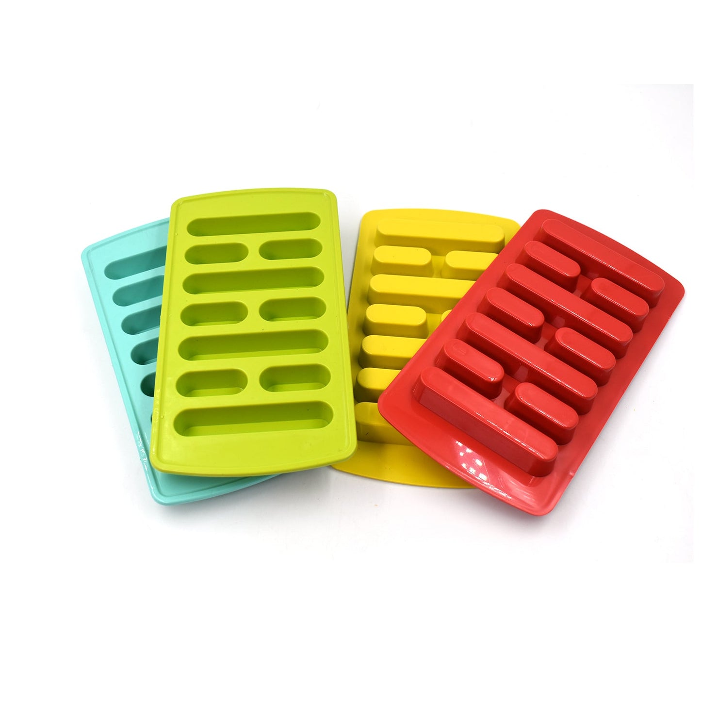 4 Pc Fancy Ice Tray Used Widely In All Kinds Of Household Places While Making Ices And All Purposes. - Happy Price - Image 3