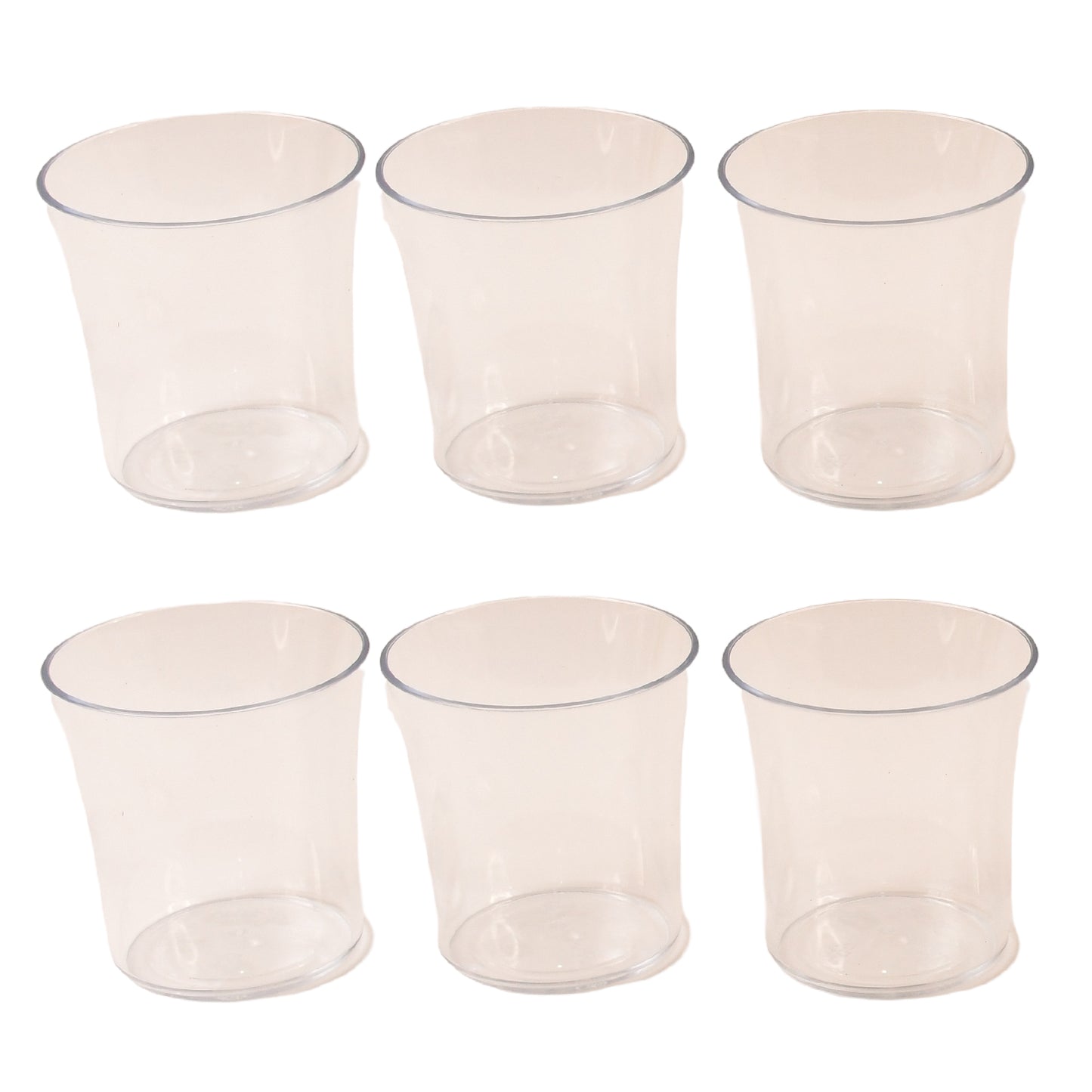 Apex Welcome Plastic Glass Set For Daily Use  Set Of 6 - Happy Price - Image 3