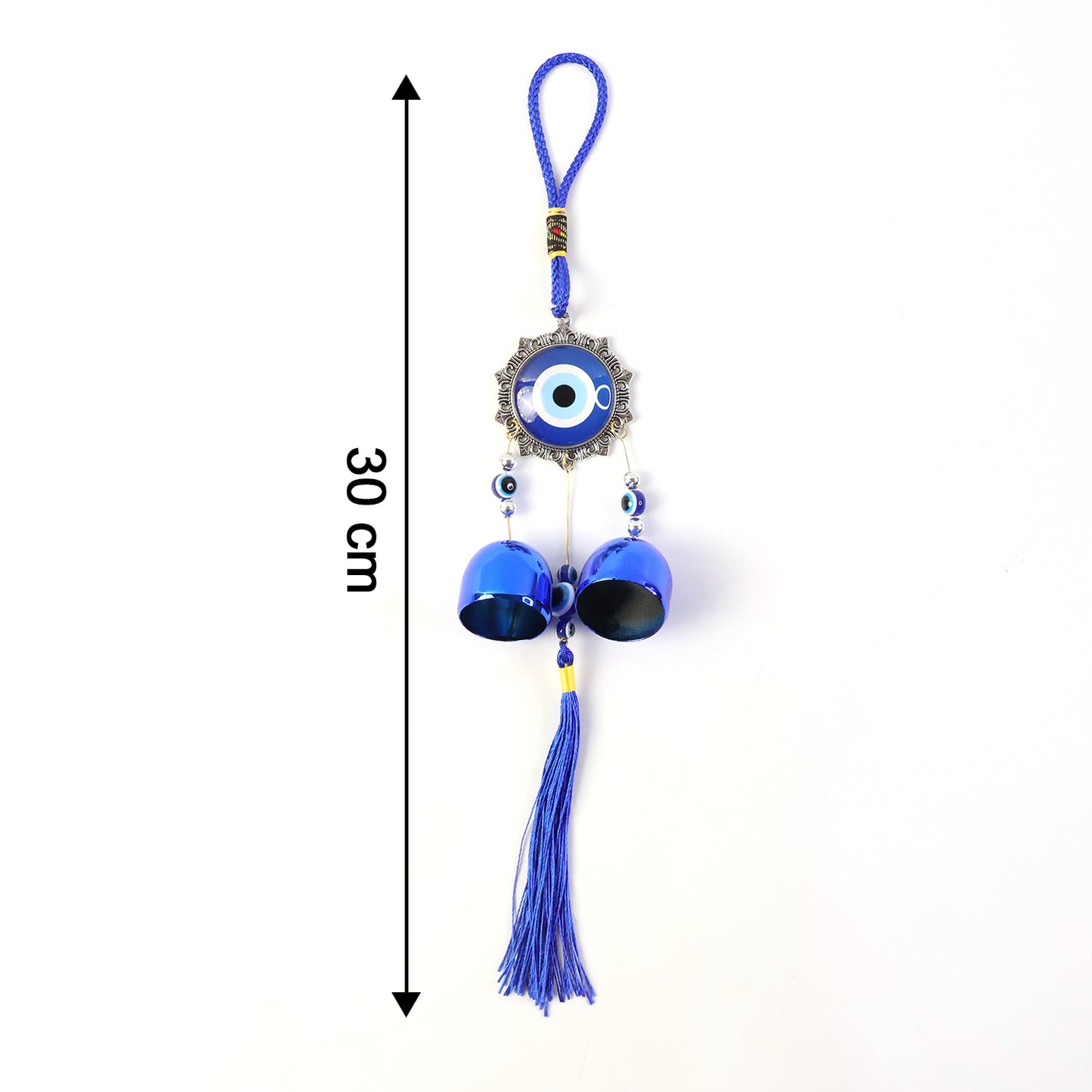 Decorative Evil Eye Wind Chime Set - 2 Pc Hanging Ornament - Happy Price - Image 6