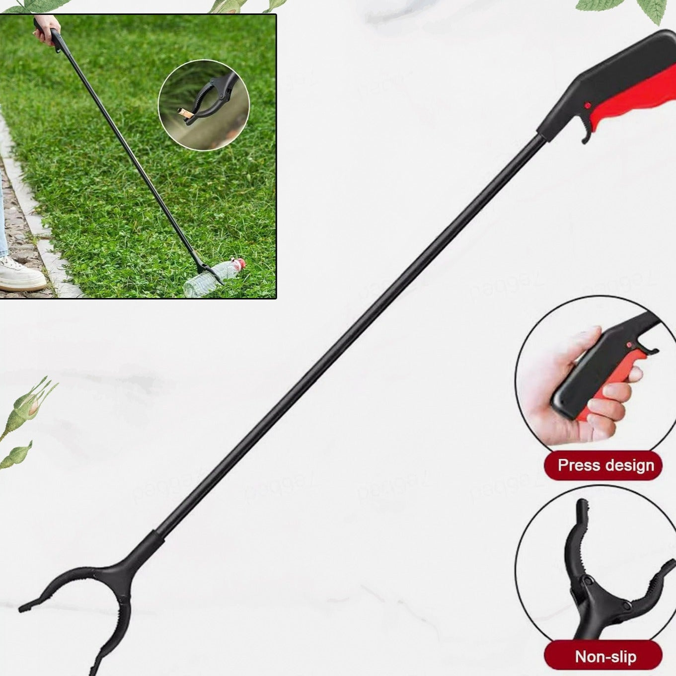 Reacher Grabber Tool for Seniors - Extended Reach Pickup Stick (1 Pc Big) - Happy Price - Image 1