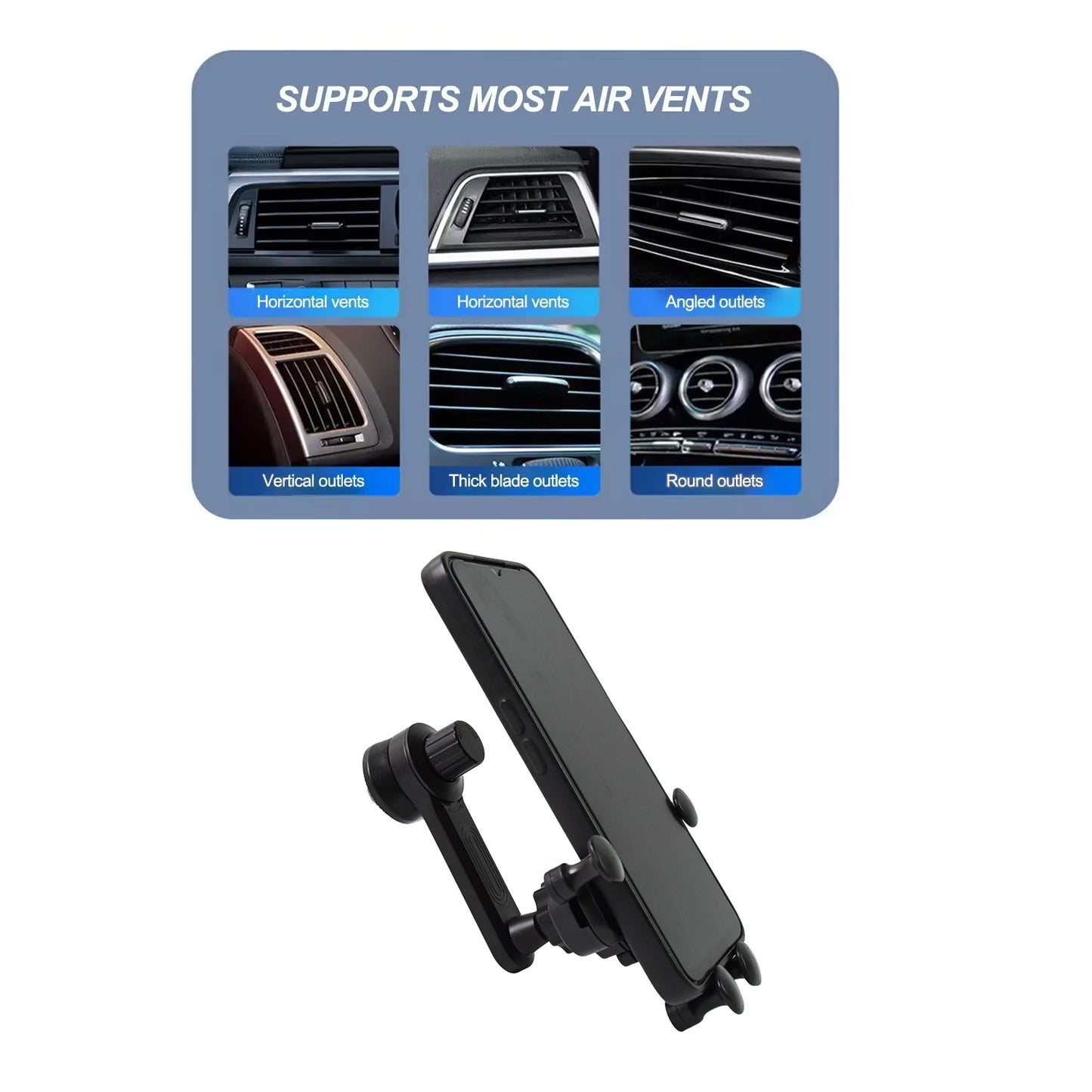 360 Degree Car Mobile Phones In Car Holder (1 Pc) - Happy Price - Image 2