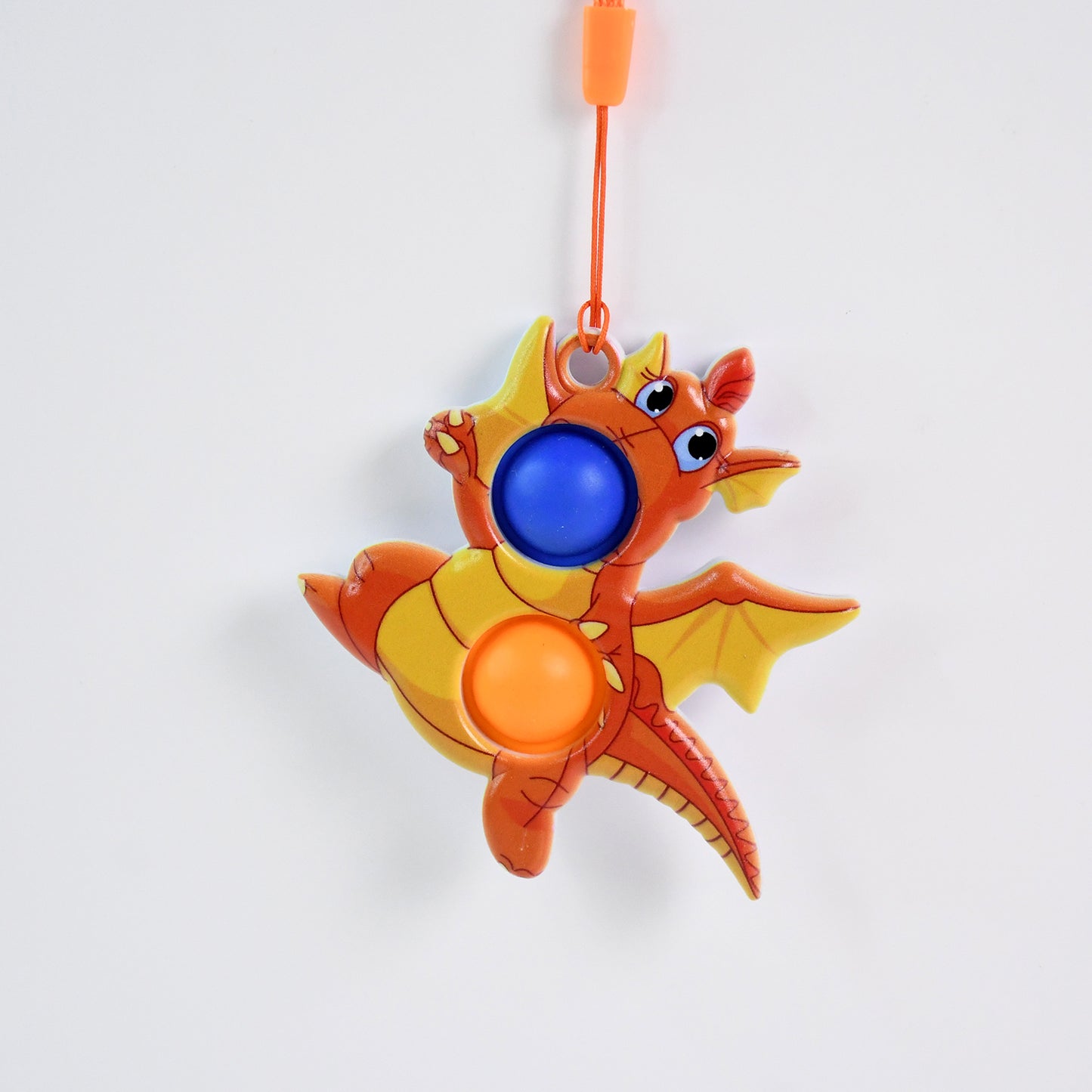 2-bubble Dragon-shaped Push Pop Fidget Toy With Strap (1 Pc) - Happy Price - Image 5