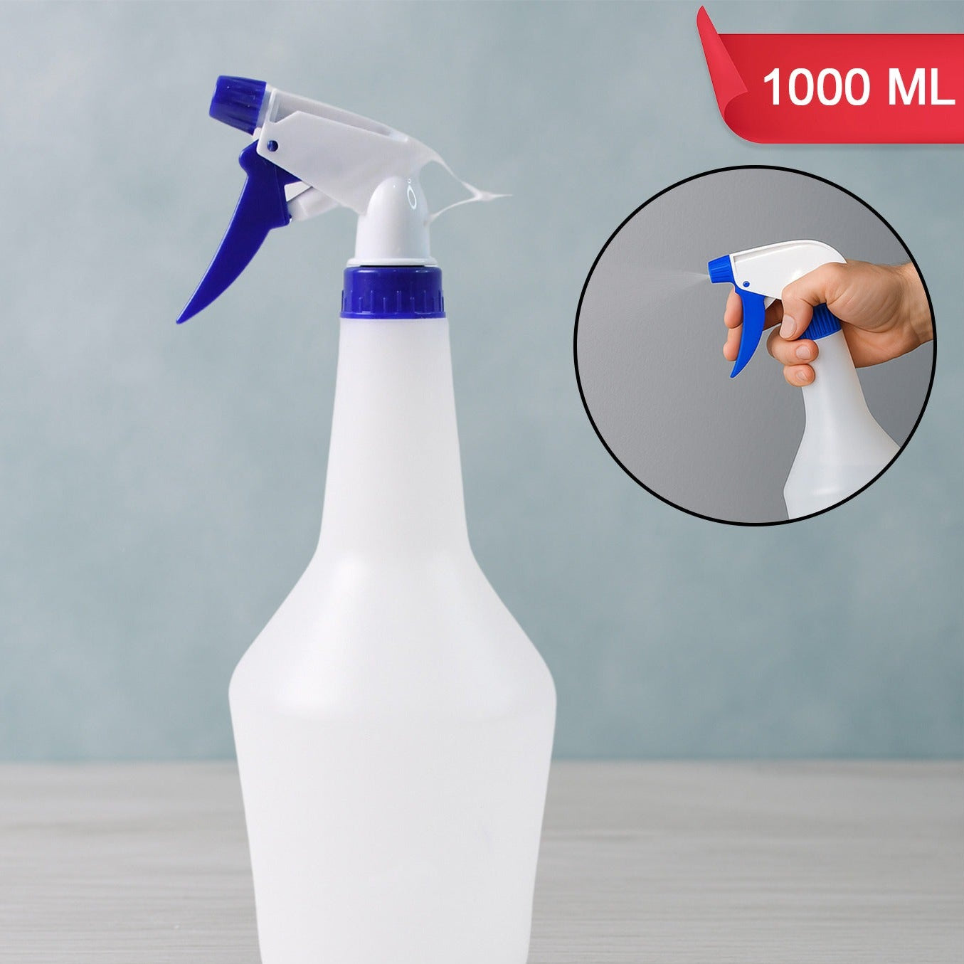 Multipurpose Plastic Trigger Spray Bottle (1 L) - Happy Price - Image 1
