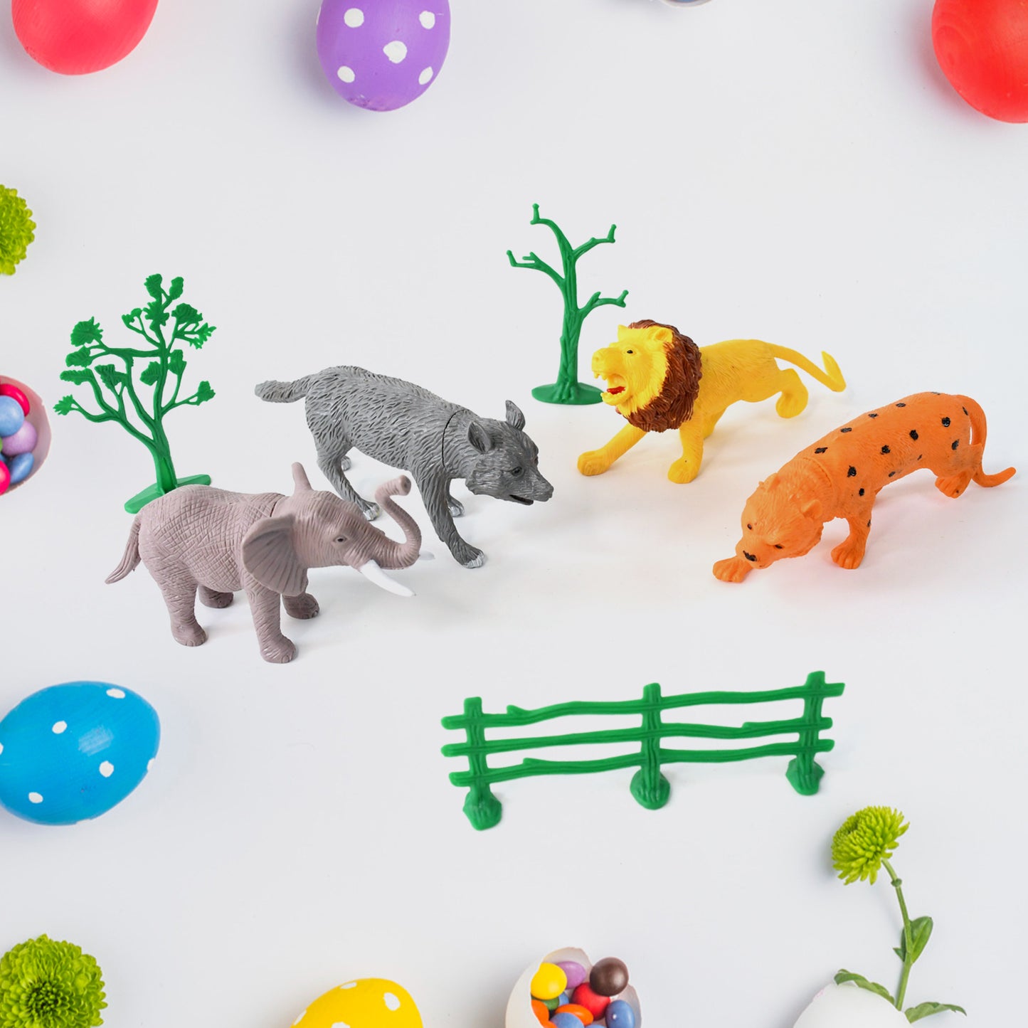 Ttg Small Wild Animal Toy Set For Kids (Pack Of 4 Animals) - Happy Price - Image 3