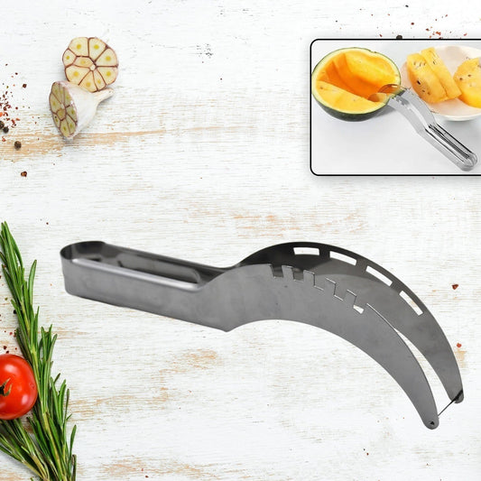 Stainless Steel Watermelon Cantaloupe Slicer Knife Corer Fruit Vegetable Tools Kitchen - Happy Price - Image 1