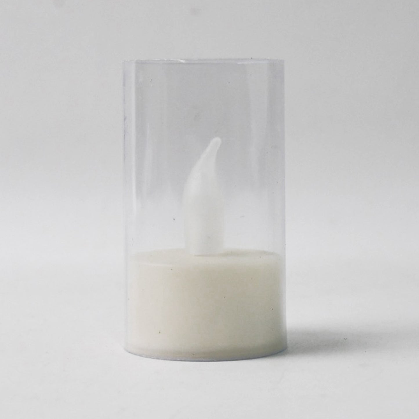 Set of 24 LED Flameless Candles with Clear Covers - Battery Operated Flickering Lights - Happy Price - Image 2