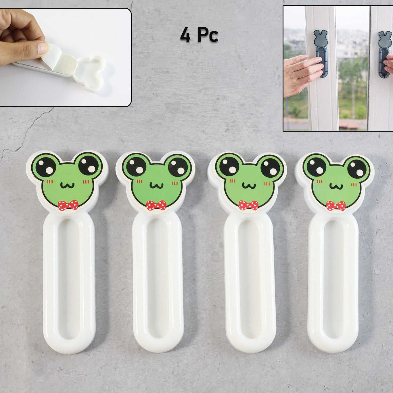 Self-Adhesive Drawer Pulls & Cabinet Handles (4 Pc Pack) - Happy Price - Image 1