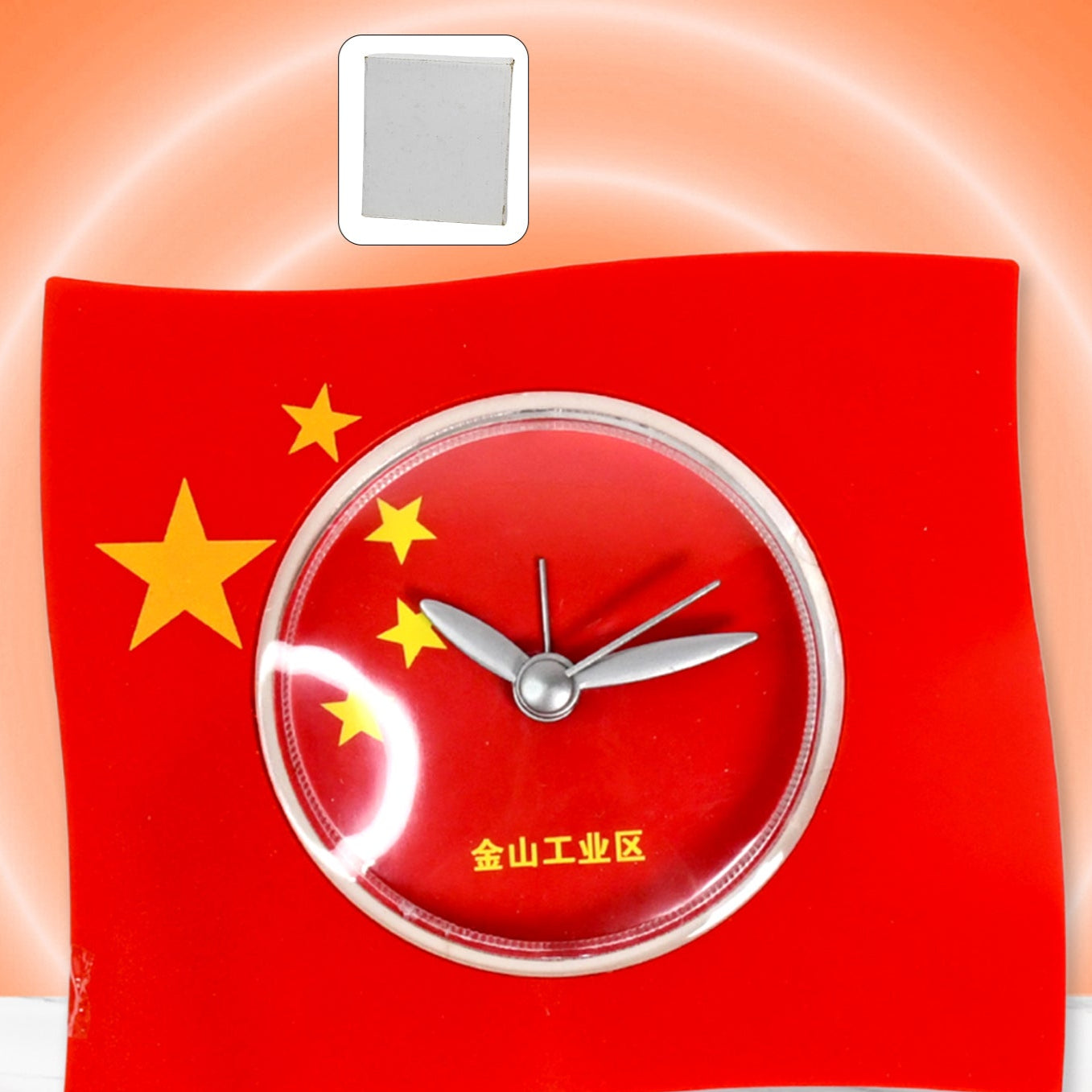 Elegant Desk Clock Watch With Alarm System  Stylish And Functional Timepiece For Your Workspace (1 Pc) - Happy Price - Image 1