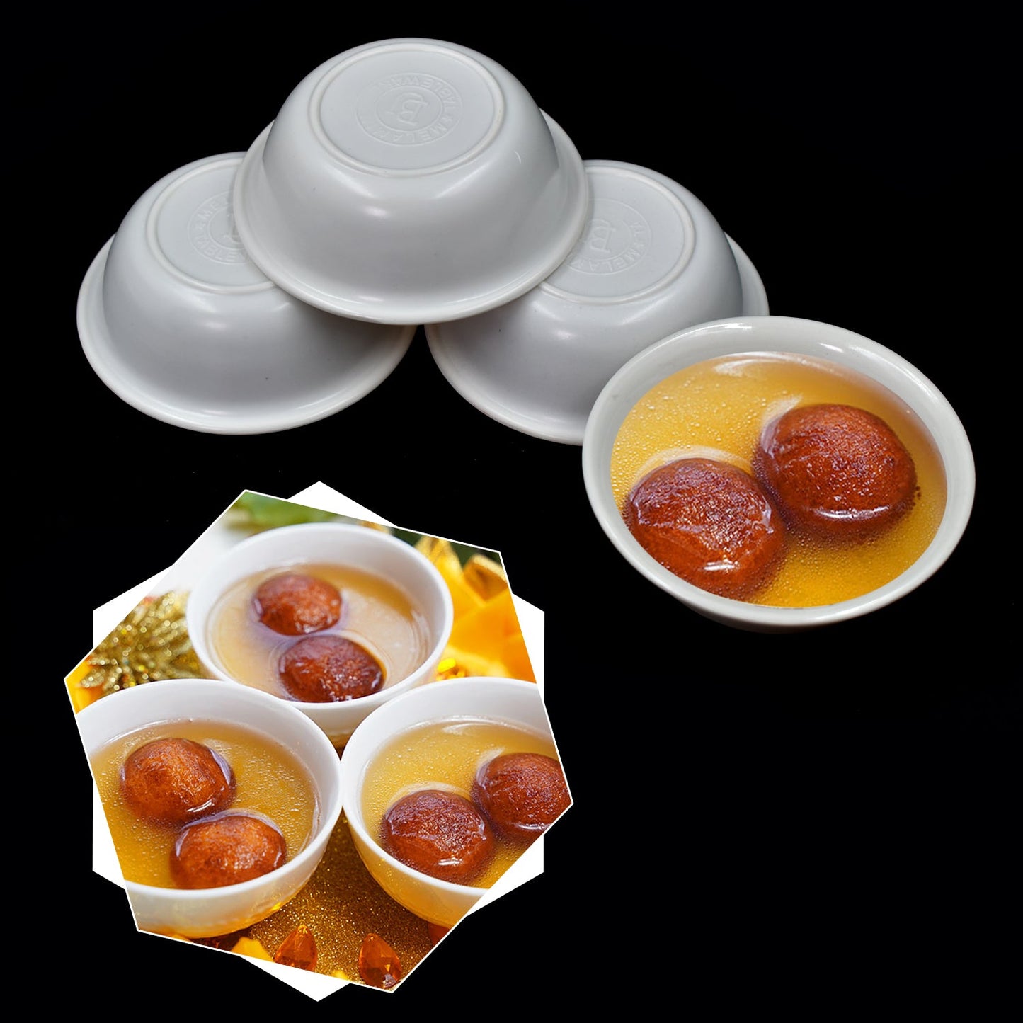 2738 5 Pc Pudding Set Used As A Cutlery Set For Serving Food Purposes And Sweet Dishes And All In All Kinds Of Household And Official Places Etc. - Happy Price - Image 5