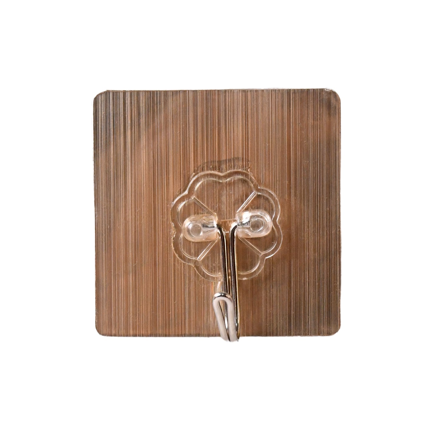 Transparent Adhesive Hooks for Kitchen & Bathroom - Heavy Duty, 6x6 Cm (1 Pc) - Happy Price - Image 4