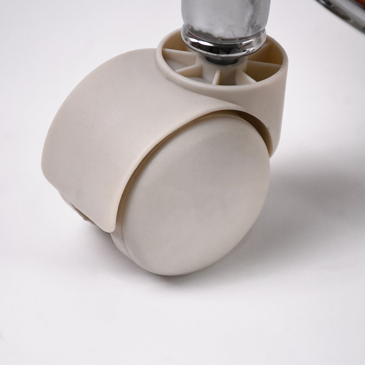 Heavy Duty Steel Rolling Stool with Wheels - 1 Pc - Happy Price - Image 3