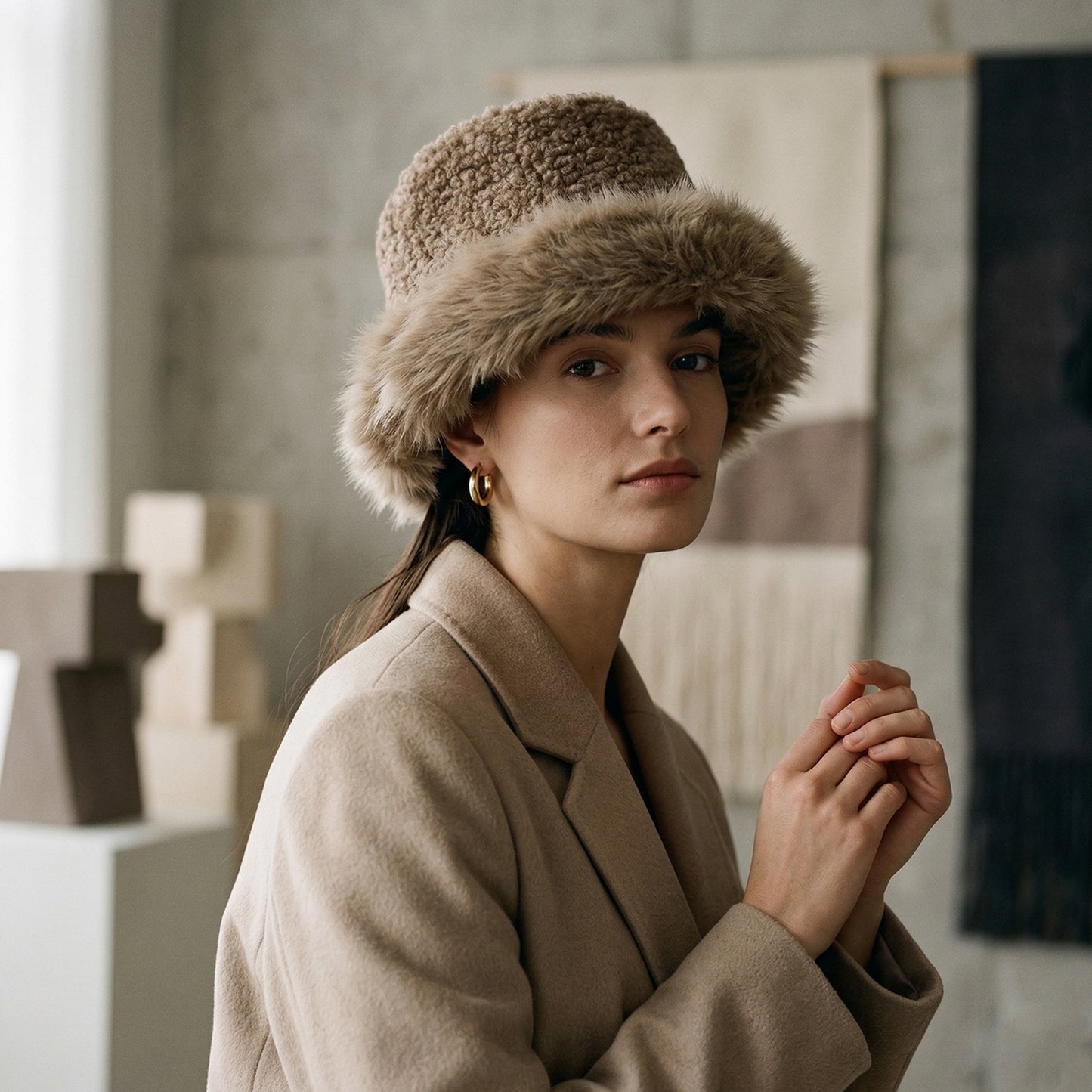 Winter Warm Woolen Cap And Lightweight Summer Fashion Cap (1 Pc Mix Random Design)