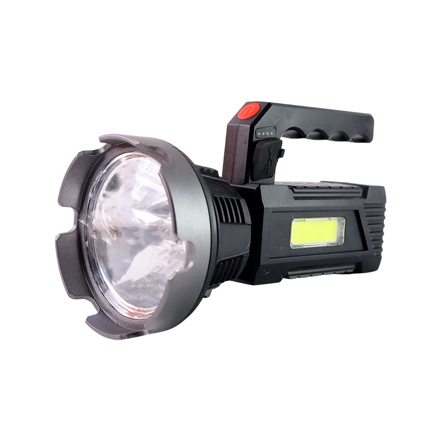 Heavy-duty Rechargeable Usb Led Hand Torch With Cob Side Light (1 Pc) - Happy Price - Image 5