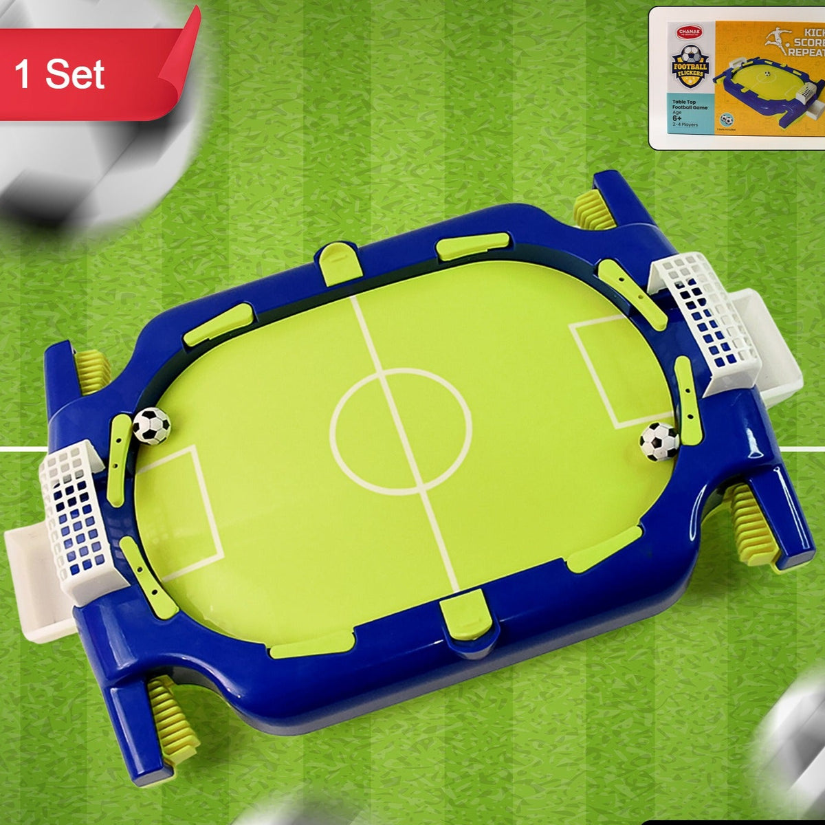 Tabletop Football Flickers Game Set for Kids & Families - Indoor Soccer Fun - Happy Price - Image 1