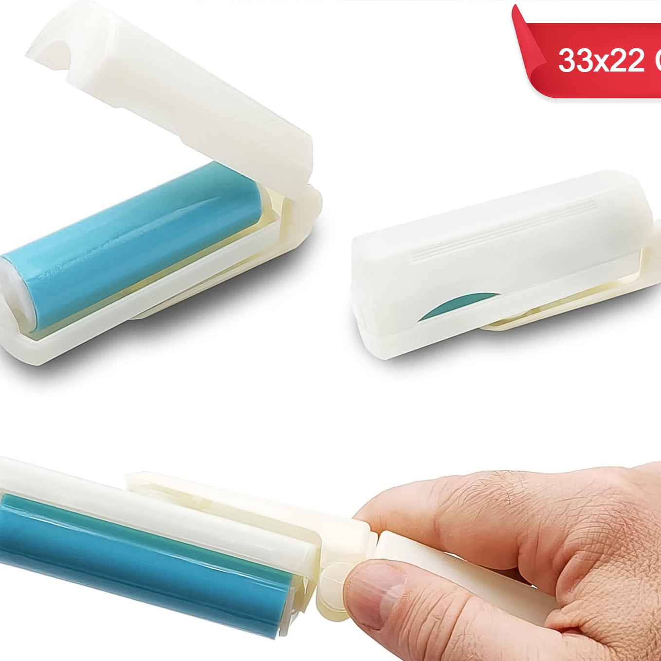 Reusable Lint Roller - Animal Hair Remover (1 Pc  Mix Color) - Happy Price - Image 1