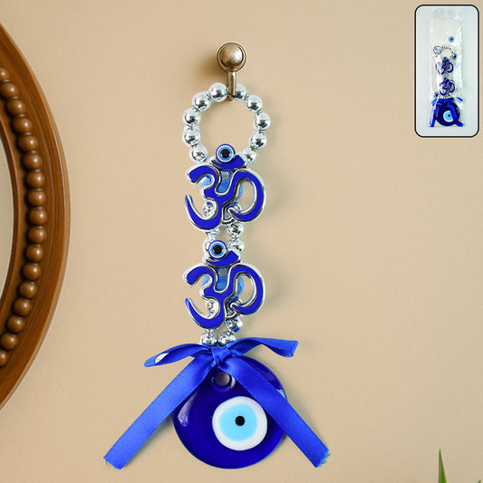 Decorative Double Om Symbol Evil Eye Hanging (1 Pc)