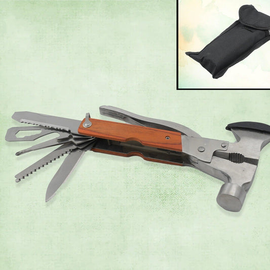 Fathers Day Gifts Dad Birthday Gifts For Dad From Daughter Son All In One Tools Hammer Multitool Opener Screwdriver Cool Gadget Christmas Gifts Stocking Stuffer For Men Outdoor Camping - Happy Price - Image 1