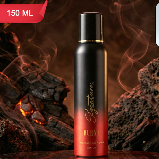 Signature Burnt Fragrance Body Spray for Men - 150 ML - Great Price - Image 1