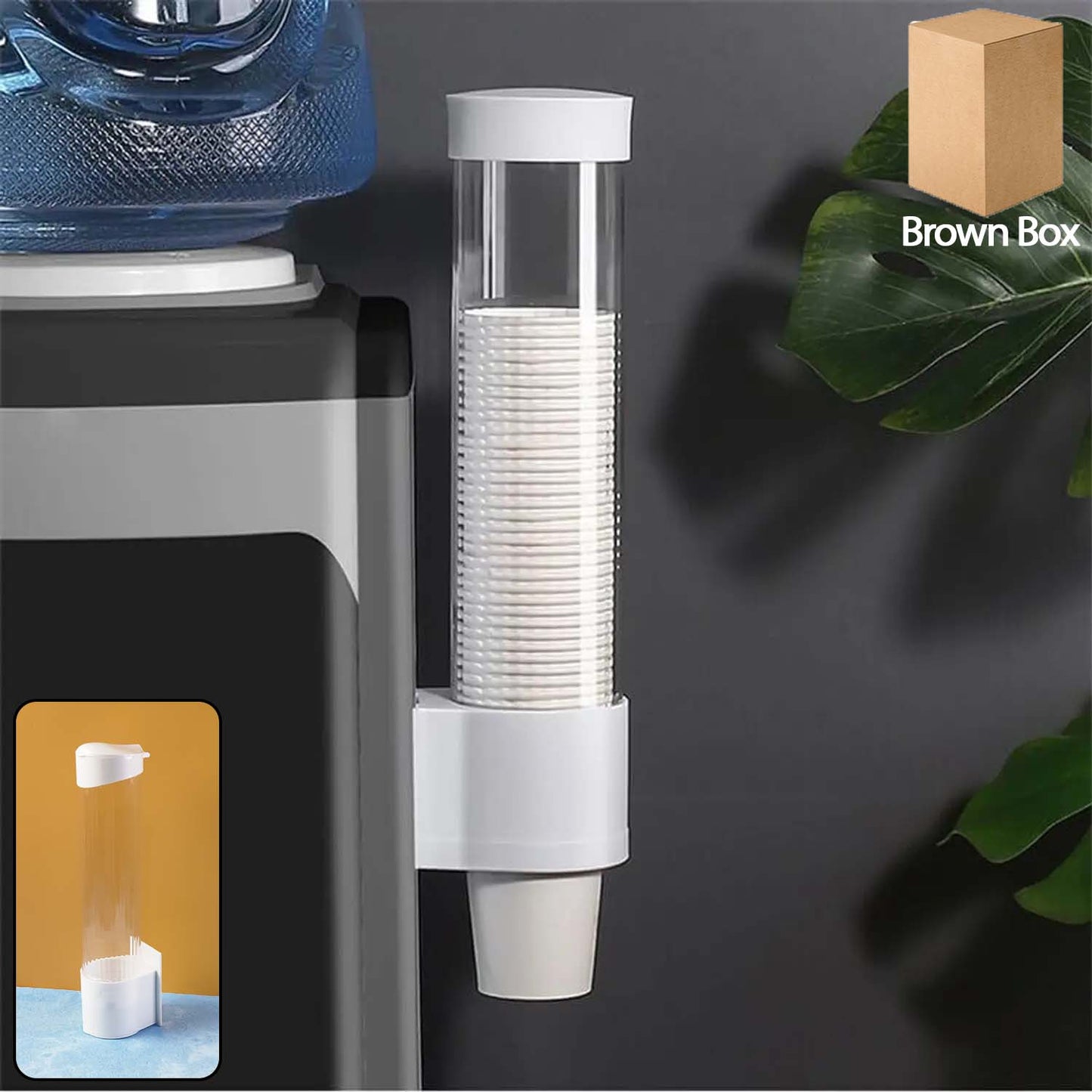 Automatic Paper Cup Dispenser Holder (1 Pc) - Wall Mount Organizer - Happy Price - Image 2