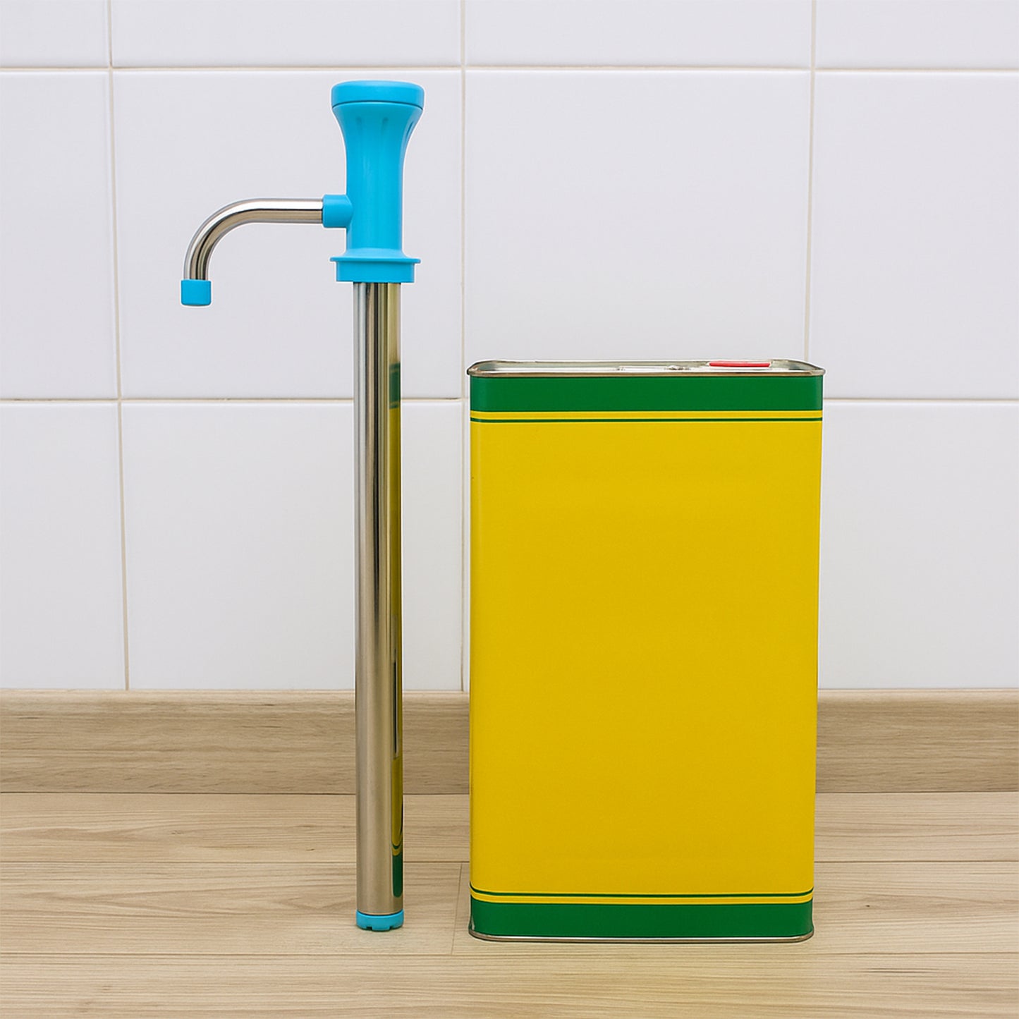 Manual Stainless Steel Oil Pump Dispenser for Kitchen - 1 Pc - Happy Price - Image 7
