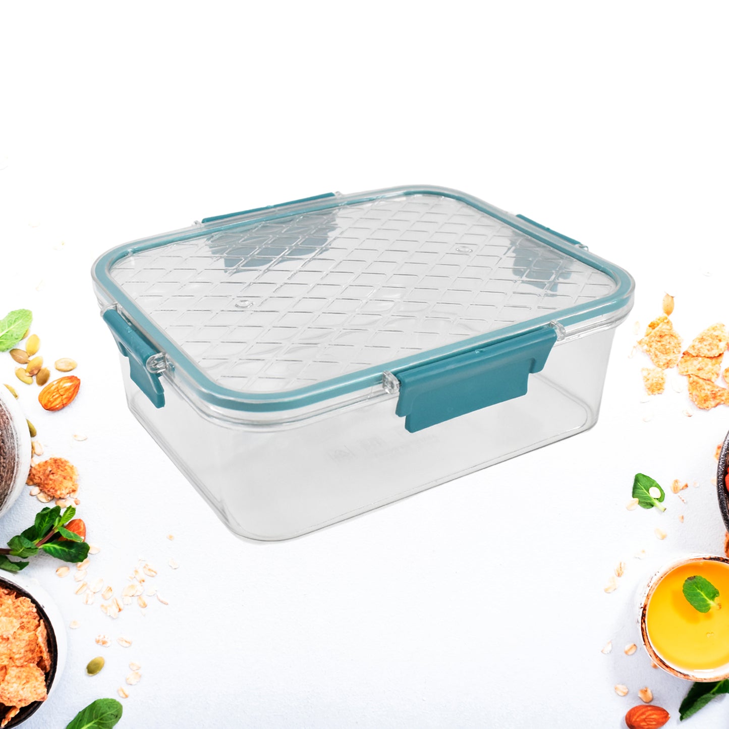 Set of 3 Airtight Plastic Food Containers - 1500, 750, 350 ML Approx - Happy Price - Image 4