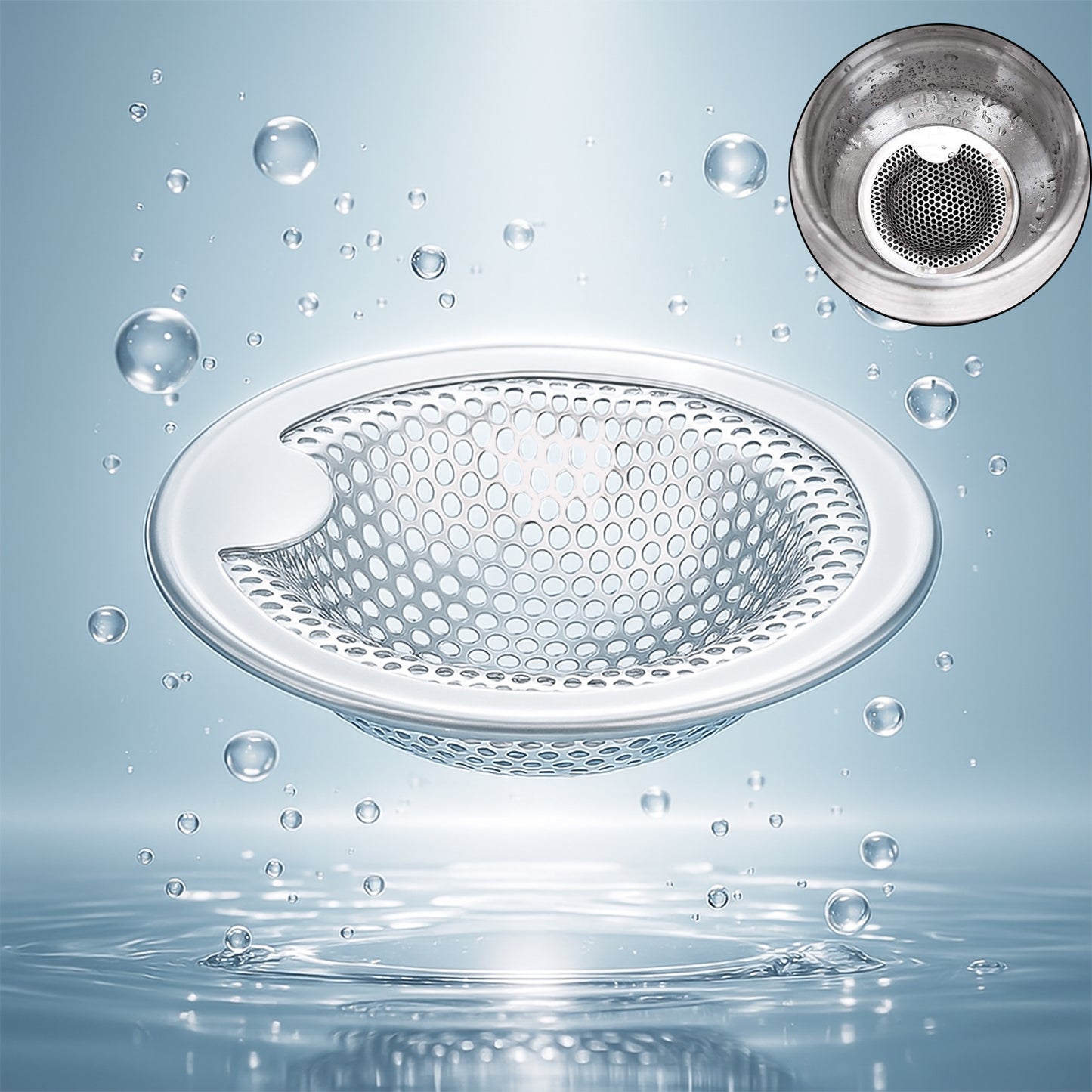 Stainless Steel Sink Drain Strainer Stopper - Small, 1 Pc - Happy Price - Image 2