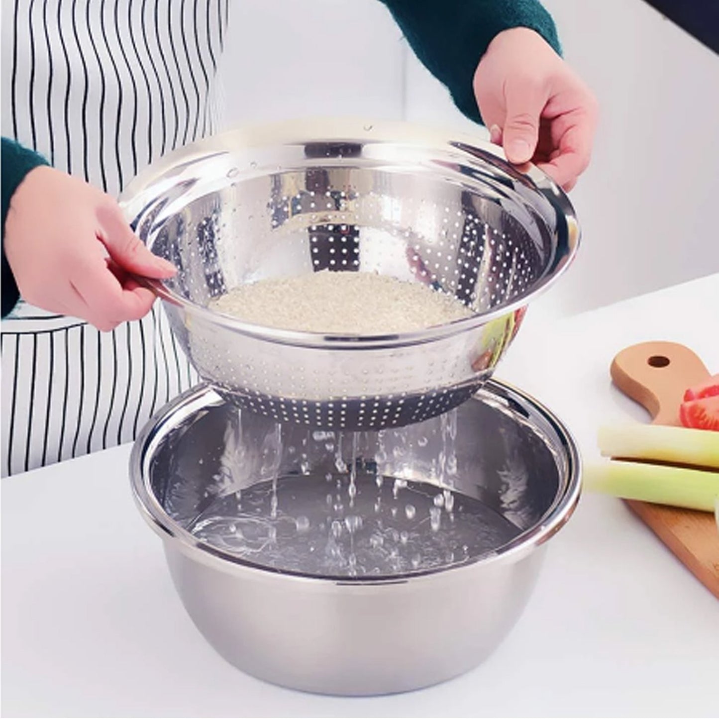 3 In 1 Kitchen Multipurpose Julienne Grater Salad Maker - Happy Price - Image 5