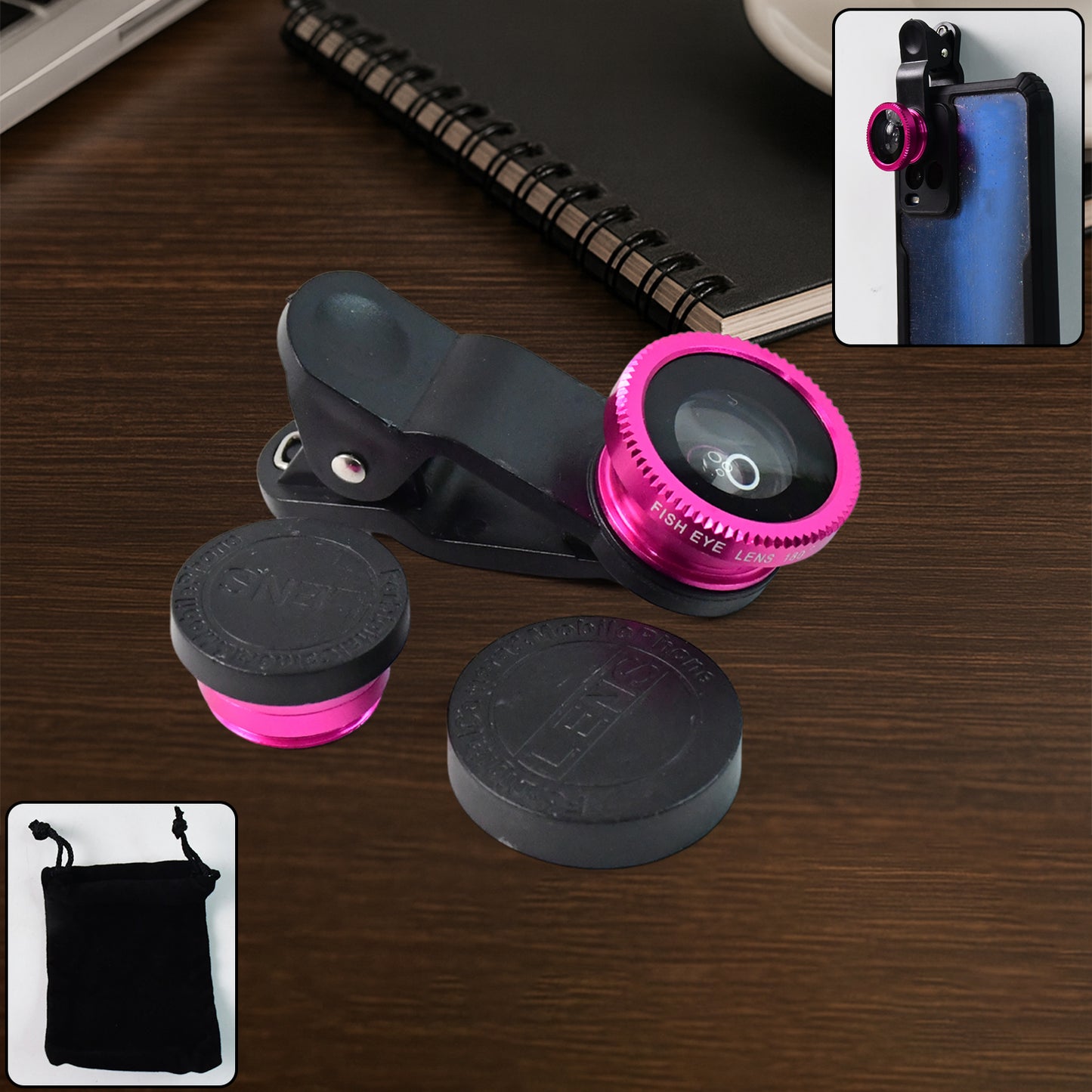 Universal Clip-on Mobile Camera Lens (1 Set) - Happy Price - Image 2