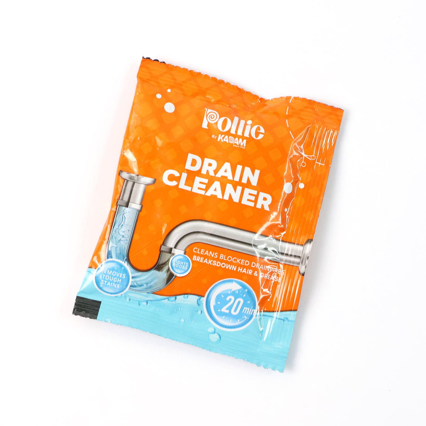 Kadam Drain Cleaner Sachet - 50 Gm Fast Clog Remover for Kitchen & Bathroom - Happy Price - Image 2