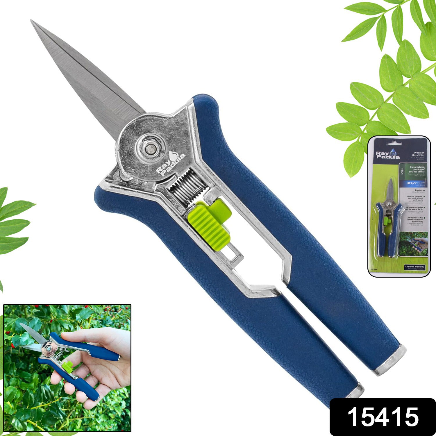 Precision Micro Garden Snip Pruning Scissor - Happy Price - Image 1