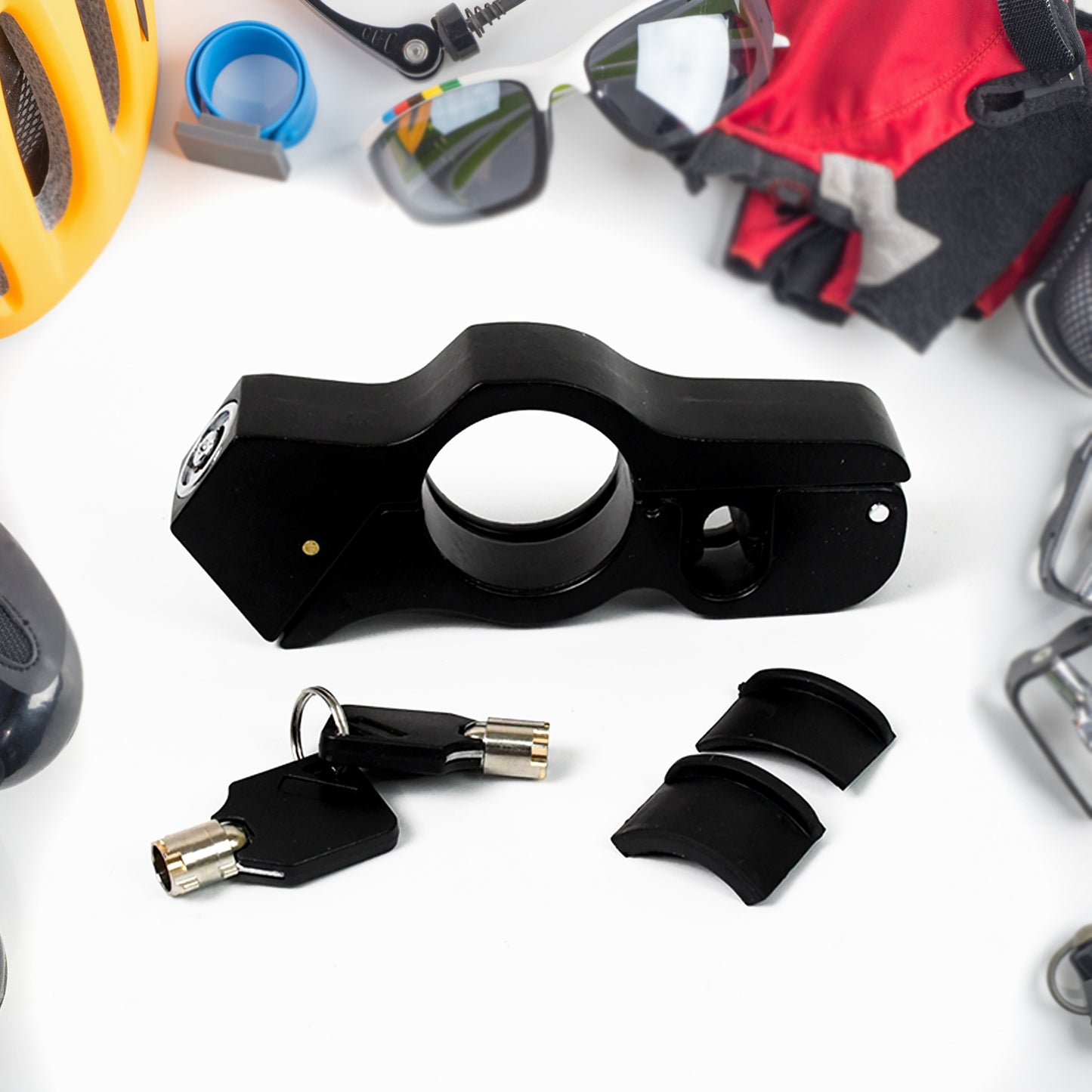 Motorcycle Grip Lock Universal Motorcycle Handlebar Throttle Grip Security Lock - Happy Price - Image 2